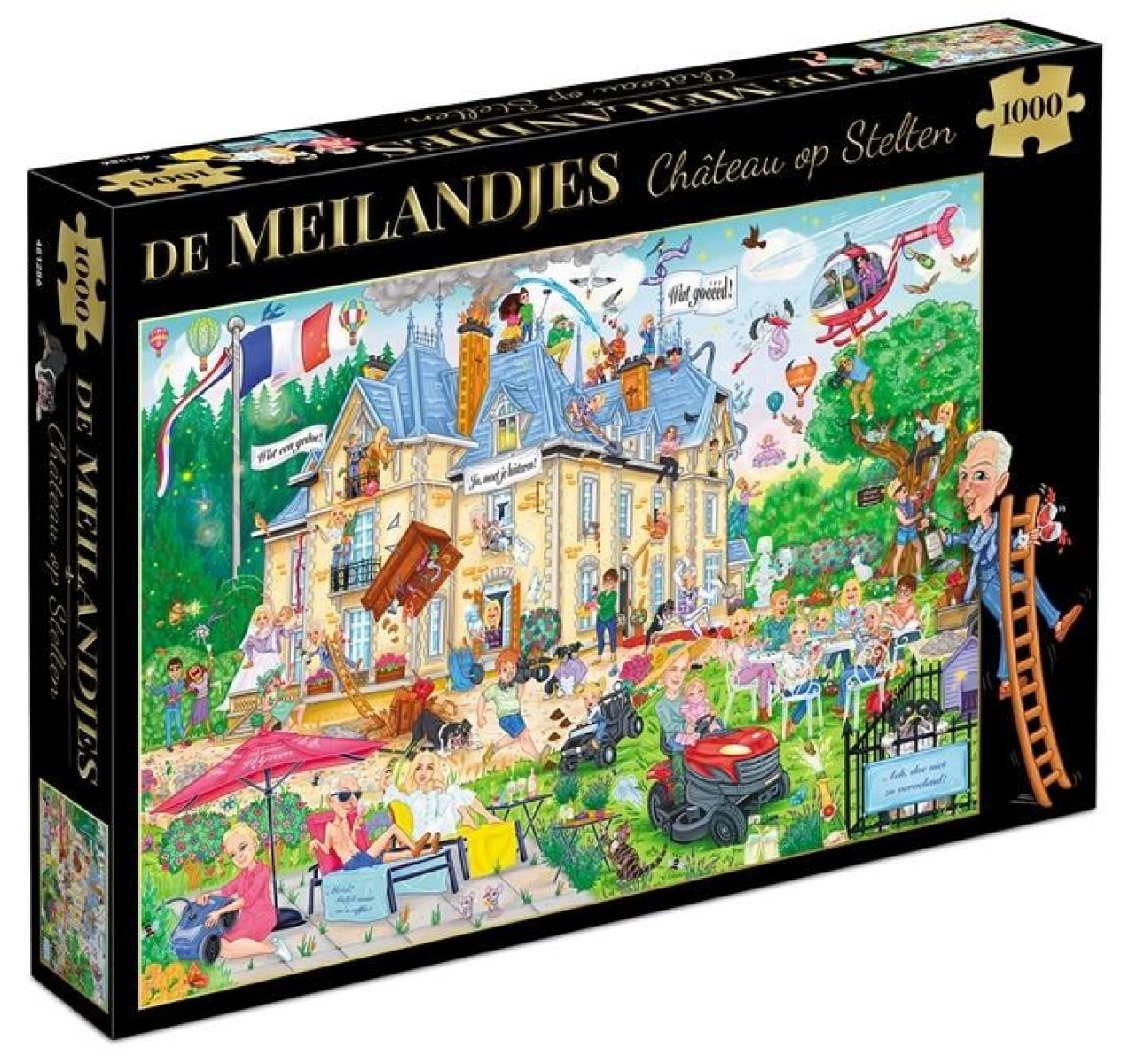 Afbeelding van De Meilandjes - Château Op Stelten (1000 stukjes)