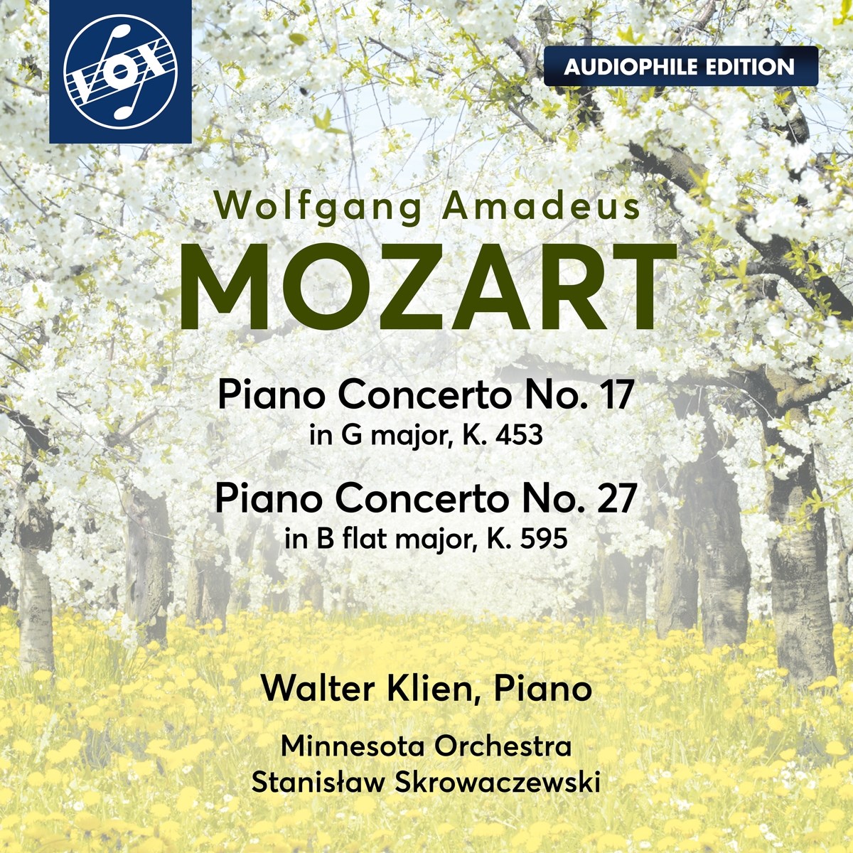 Afbeelding van Walter Klien, Minnesota Orchestra, Stanislaw Skrowaczewski - Mozart: Piano Concertos Nos. 17 & 27