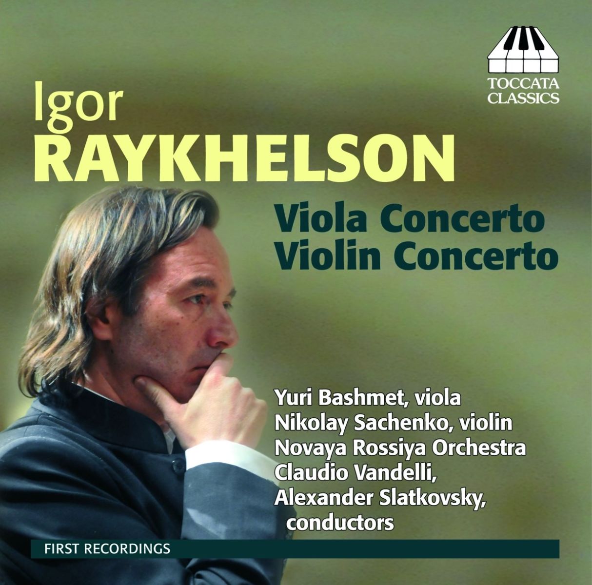 Afbeelding van Yuri Bashmet, Nikolai Sachenko, New Russia State Symphony Orchestra, Claudio Vandelli - Raykelson: Viola Concerto & Violin Concerto