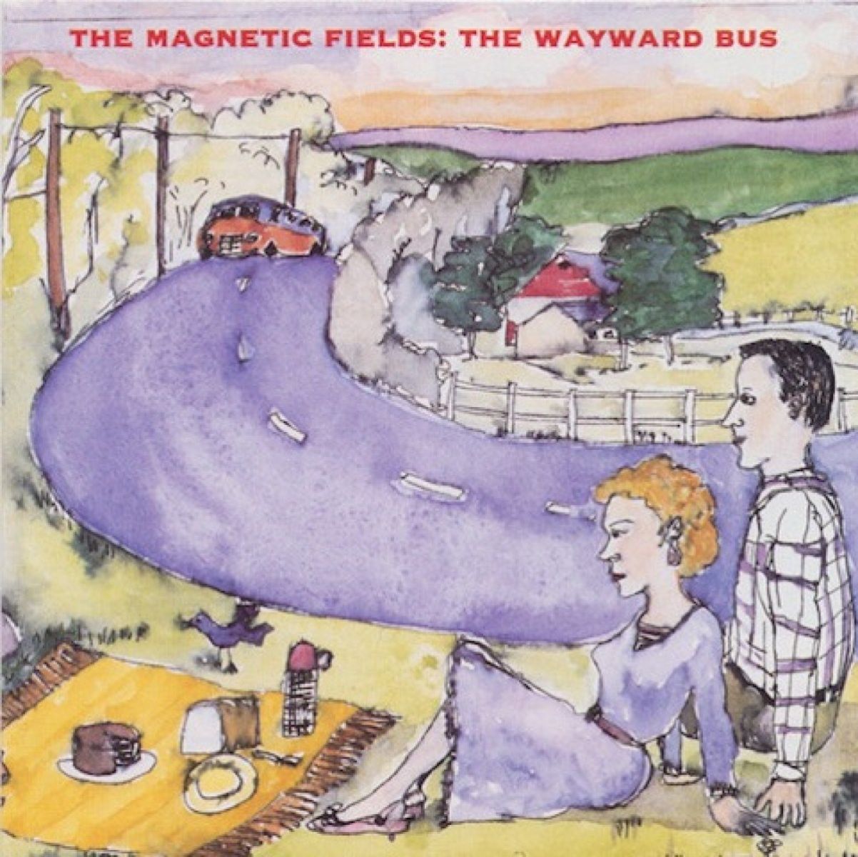 Afbeelding van Magnetic Fields - The Wayward Bus / Distant Plastic Trees