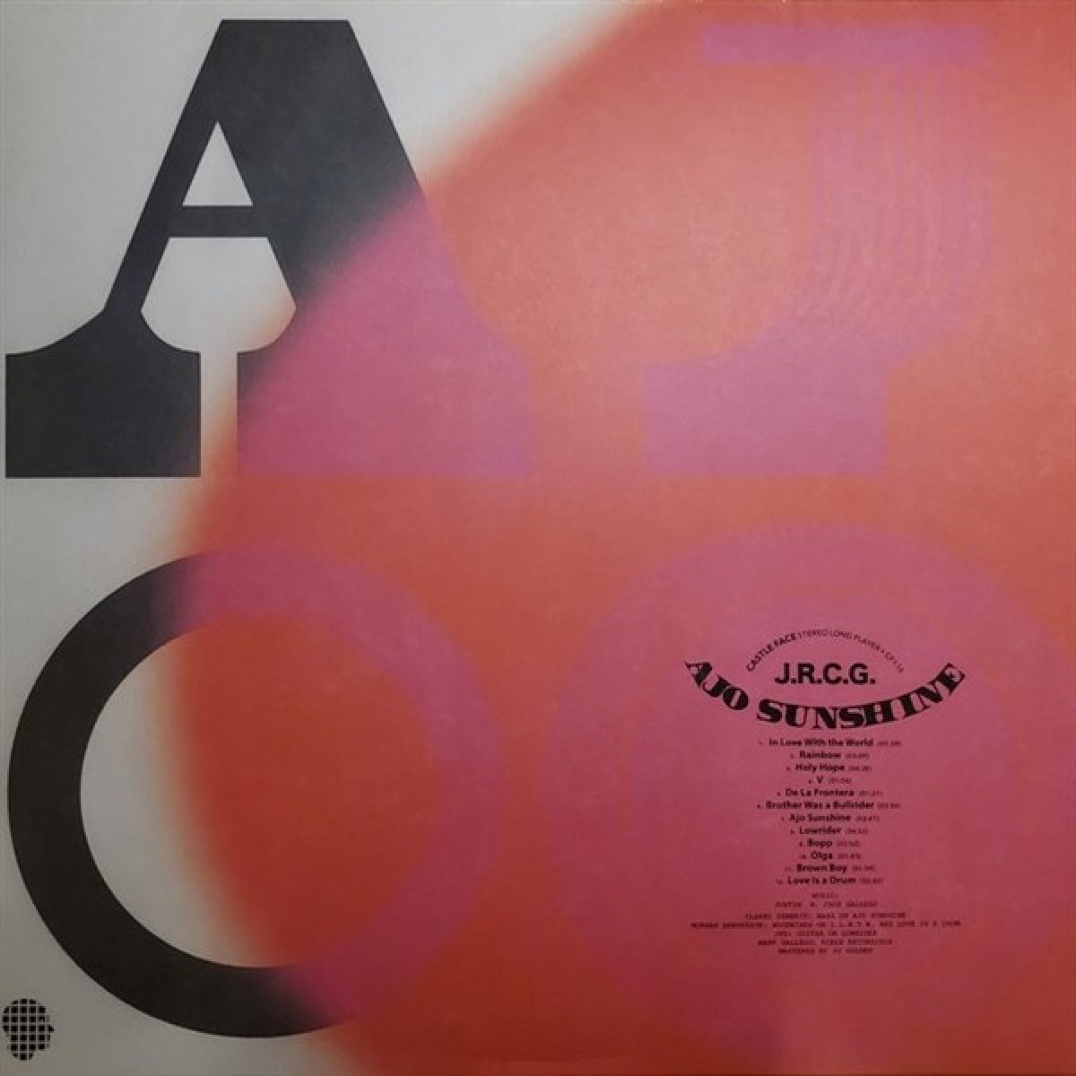 Afbeelding van J.R.C.G. - Ajo Sunshine
