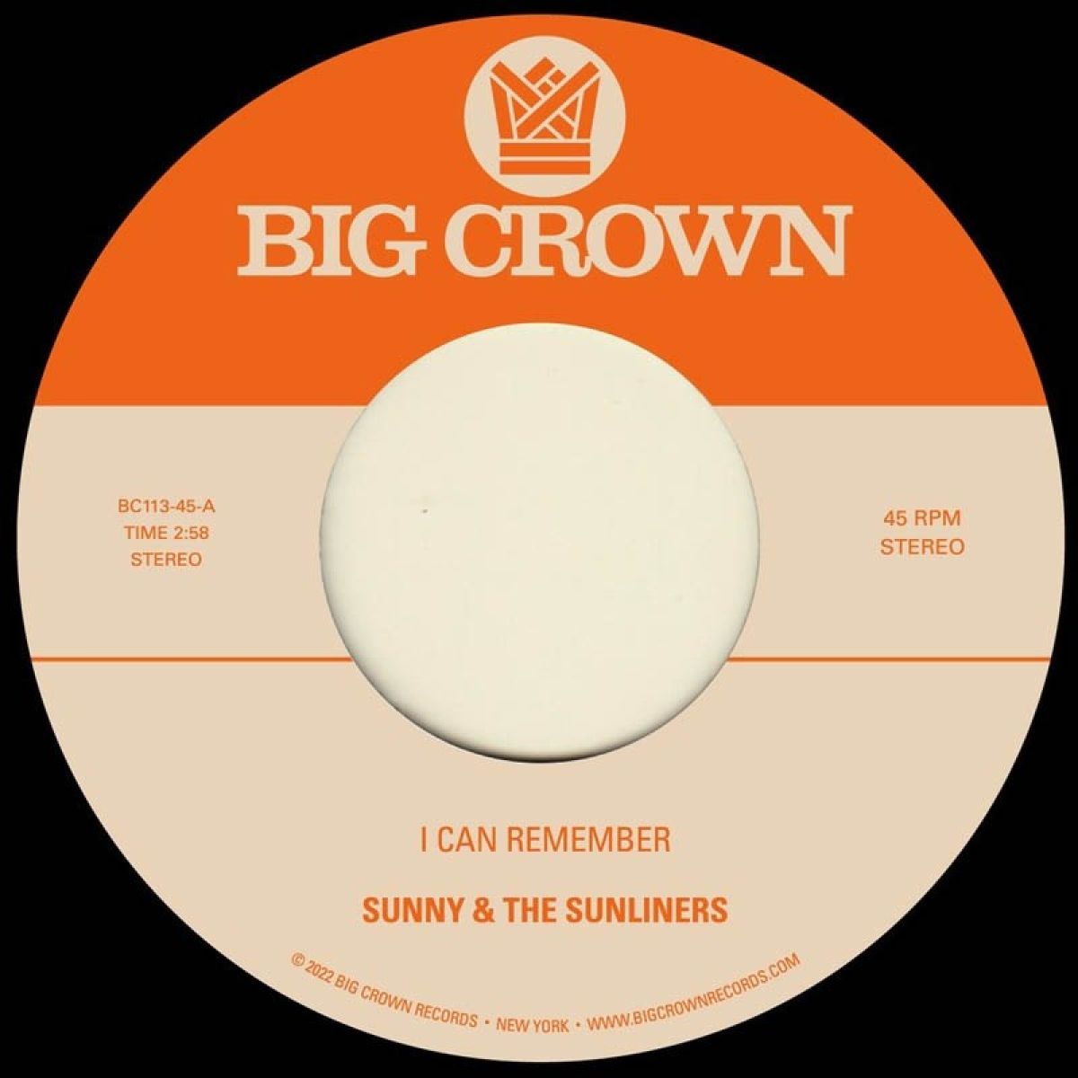 Afbeelding van Sunny & The Sunliners - I Can Remember