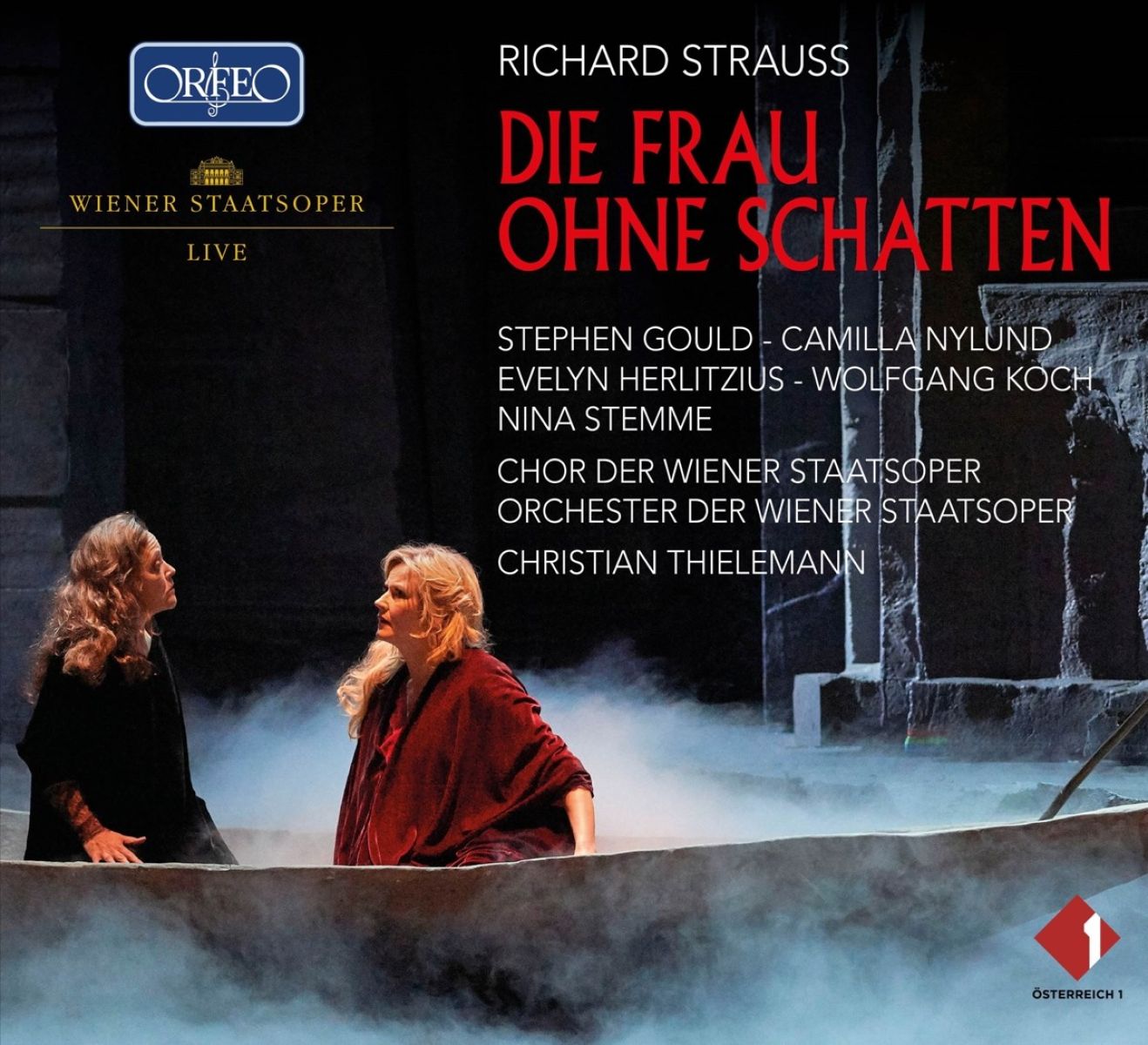 Afbeelding van Stephen Gould, Camilla Nylund, Wolfgang Koch, Nina Stemme, Evelyn Herlitzius, Orchester Der Wiener Staatsoper, Wiener Staatsopernchor, Christian Thielemann - Strauss: Die Frau Ohne Schatten Trv 234