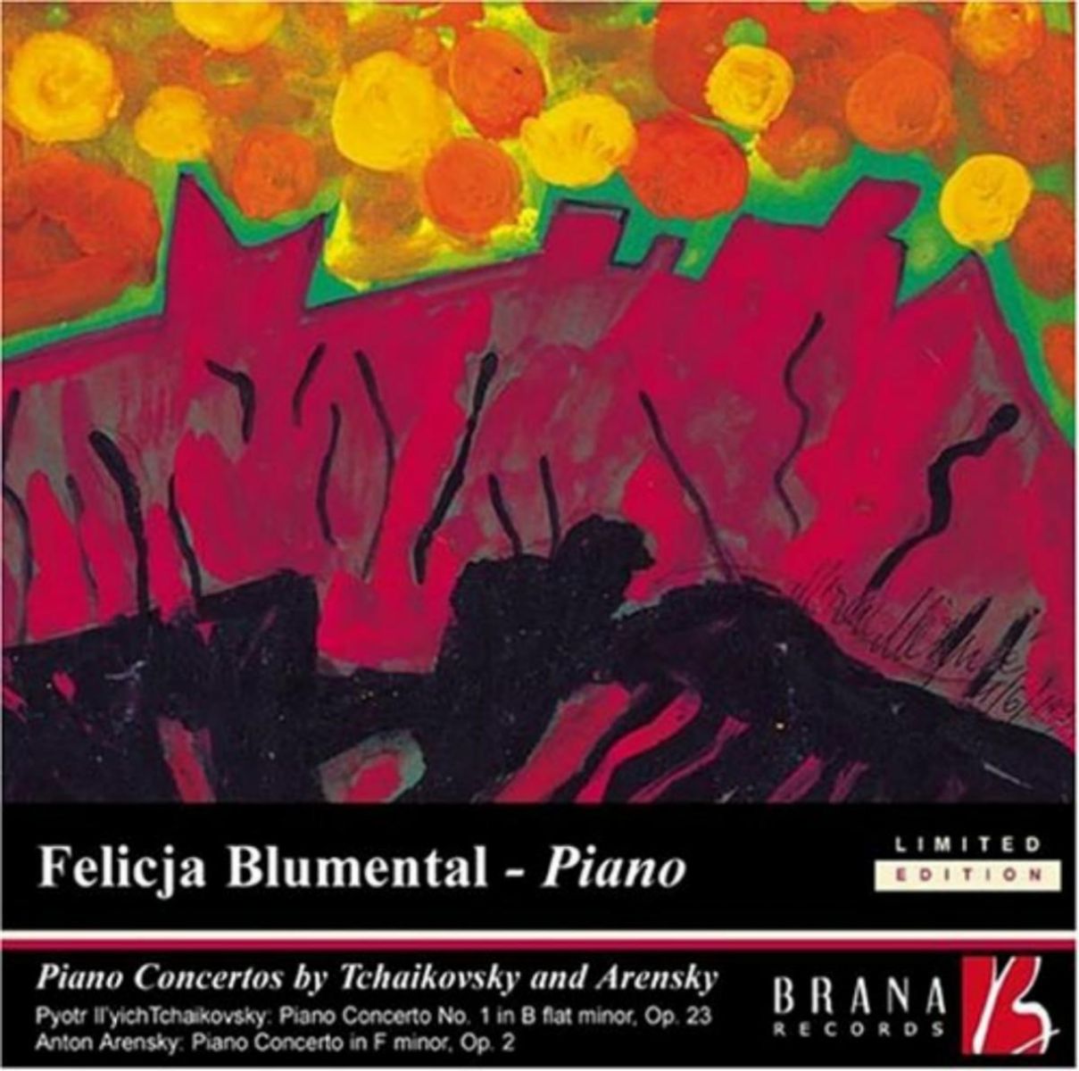 Afbeelding van Felicja Blumental , Orchestra of the Vienna Musikgesellschaft - Piano Concertos By Tchaikovsky & Arensky