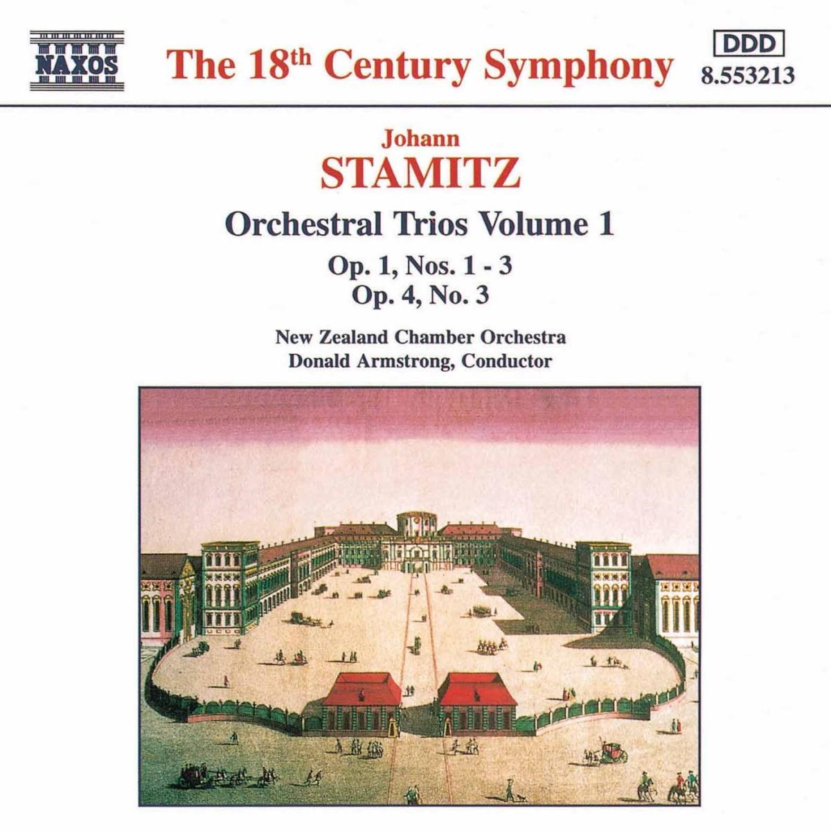 Afbeelding van New Zealand Chamber Orchestra, Donald Armstrong - Stamitz: Orchestral Trios Volume 1