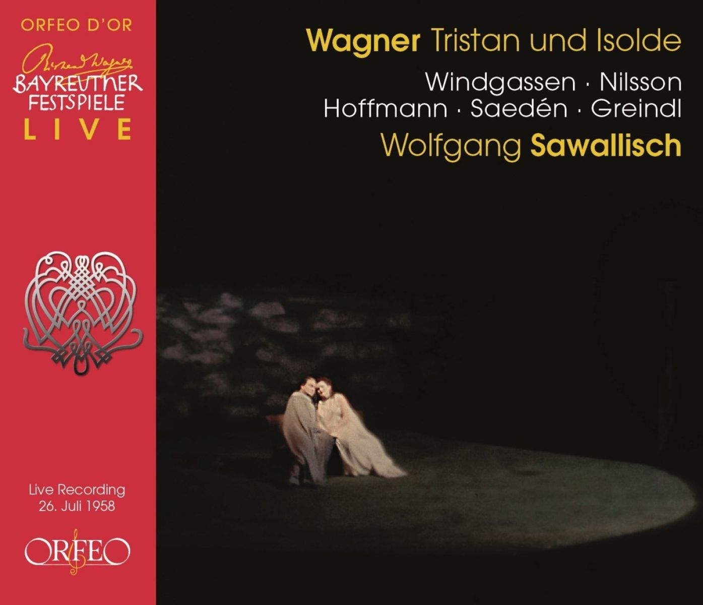 Afbeelding van Wolfgang Windgassen, Birgit Nilsson, Grace Hoffman, Erik Saedén, Josef Greindl, Wolfgang Sawallisch, Bayerische Staatsoper, Wolfgang Sawallisch - Wagner: Tristan Und Isolde