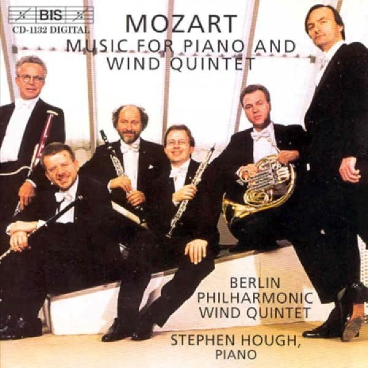 Afbeelding van Stephen Hough, Berlin Philharmonic Wind Quintet - Mozart: Quintet In E Flat Major, Kv 452