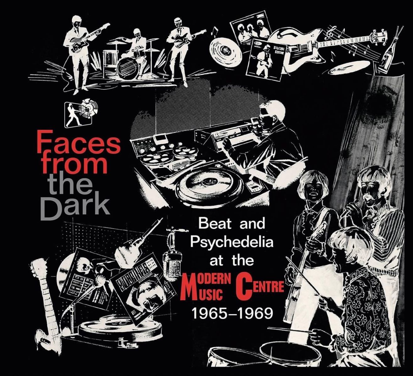 Afbeelding van Various Artists - Faces From The Dark: Beat & Psychedelia At The Modern Musci Centre 1965-1969