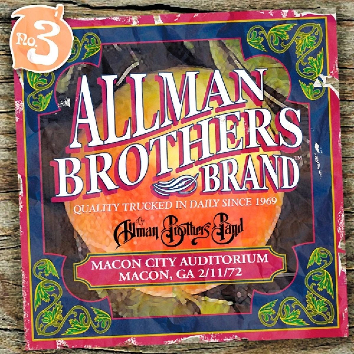 Allman Brothers Band - No.3: Macon City Auditorium Macon, Ga 2/11/72