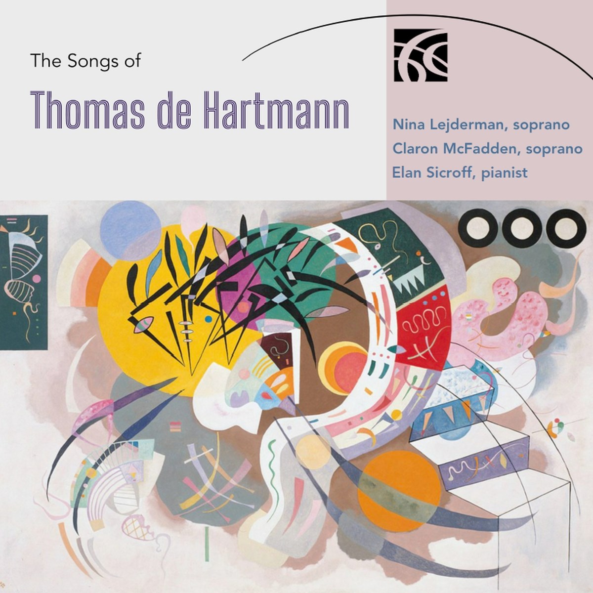 Afbeelding van Elan Sicroff, Claron McFadden, Nina Lejderman - The Songs Of Thomas de Hartmann