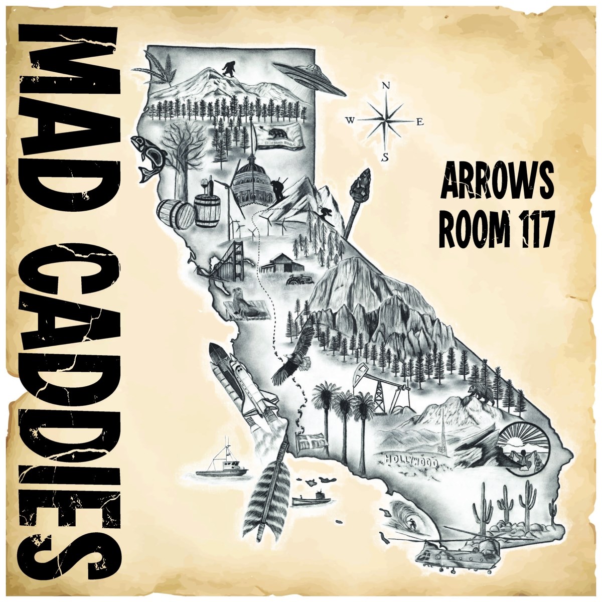 Afbeelding van Mad Caddies - Arrows Room 117