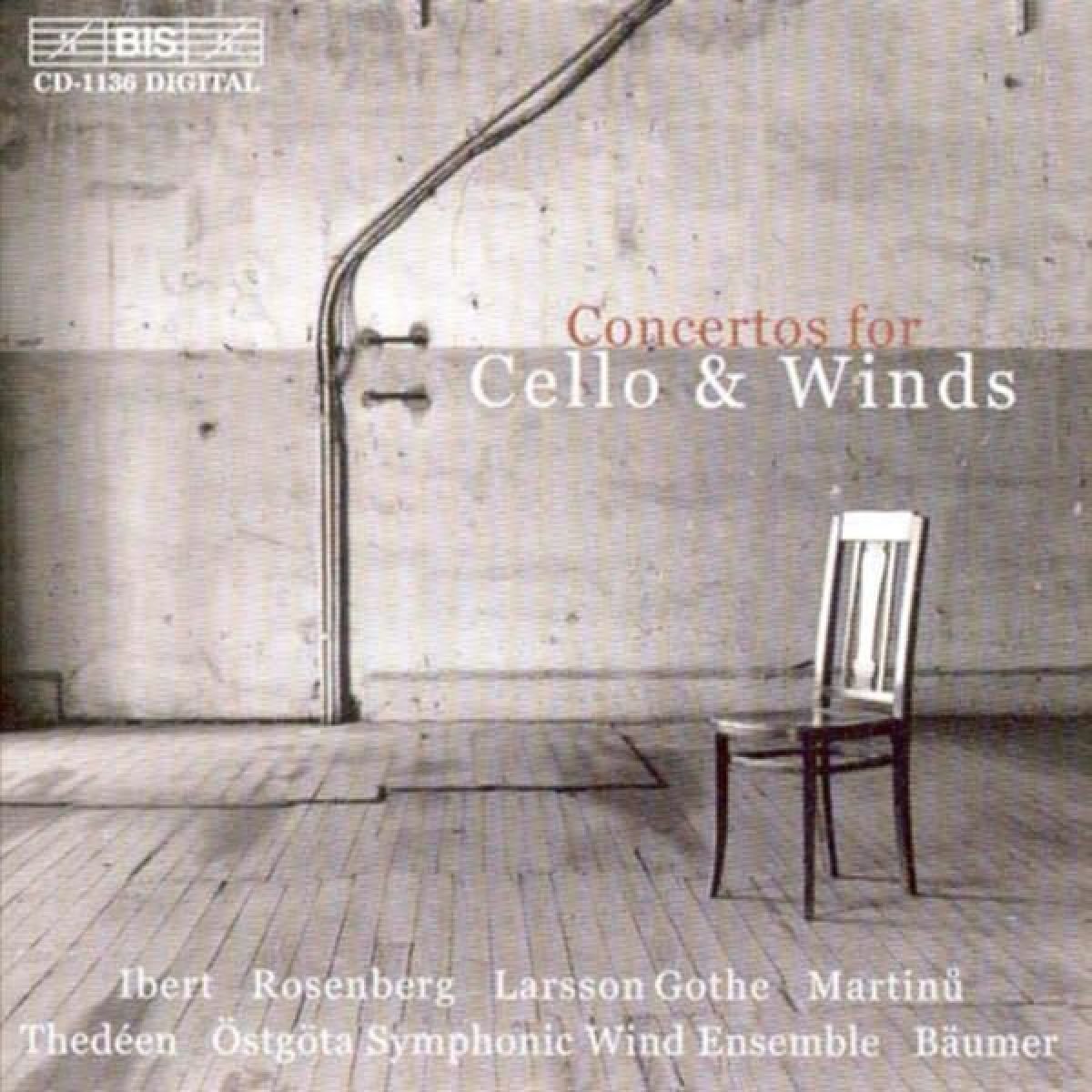 Afbeelding van Torleif Thedéen, Ostgota Symphony Wind Ensemble - Concerto For Cello And Wind Instruments