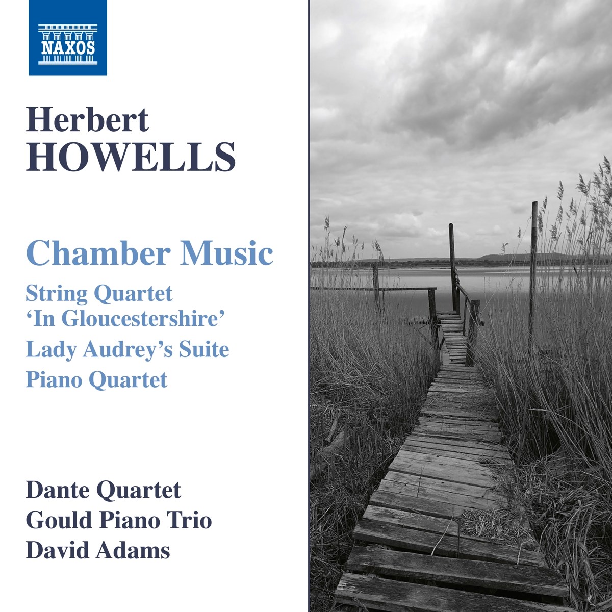 Afbeelding van David Adams, Dante Quartet, Gould Piano Trio - Howells: Chamber Music