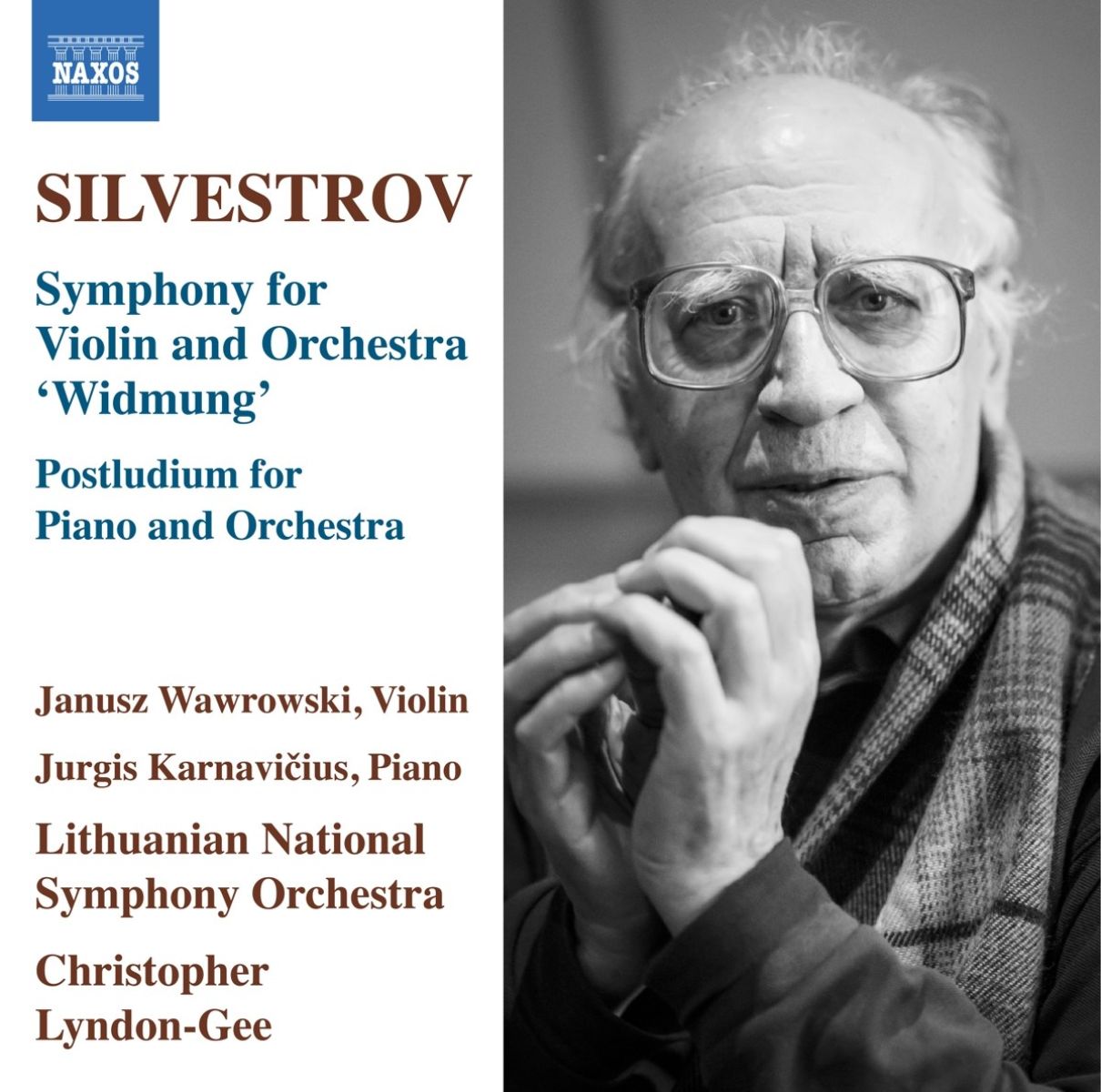 Afbeelding van Janusz Wawrowski, Lithuanian National Symphony Orchestra, Christopher Lyndon-Gee - Silvestrov: Symphony For Violin And Orchestra 'Widmung' / Postludium for Piano and Orchestra
