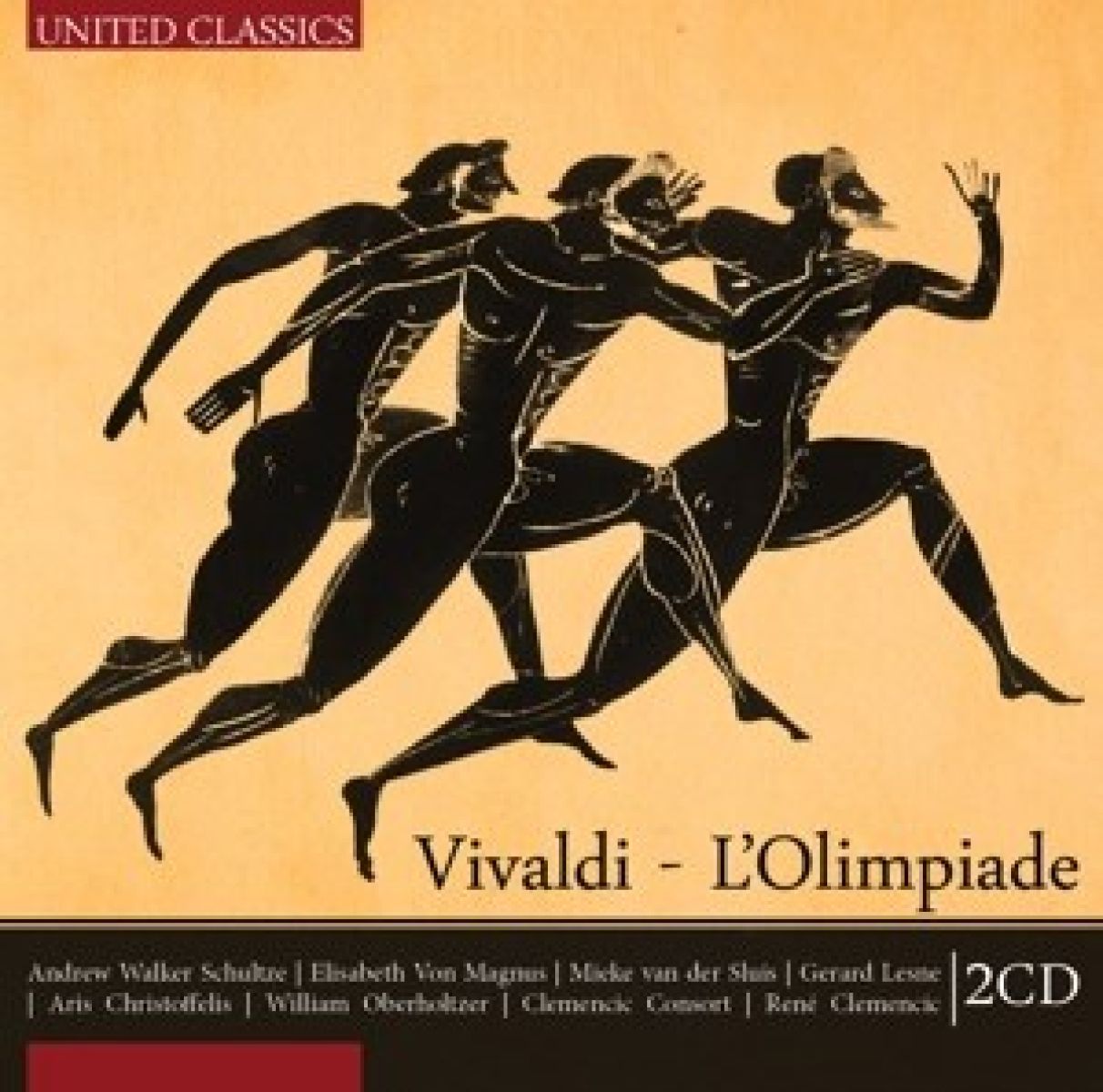 Afbeelding van Andrew Walker & Elisabeth Schultze - Vivaldi: L'Olimpiade