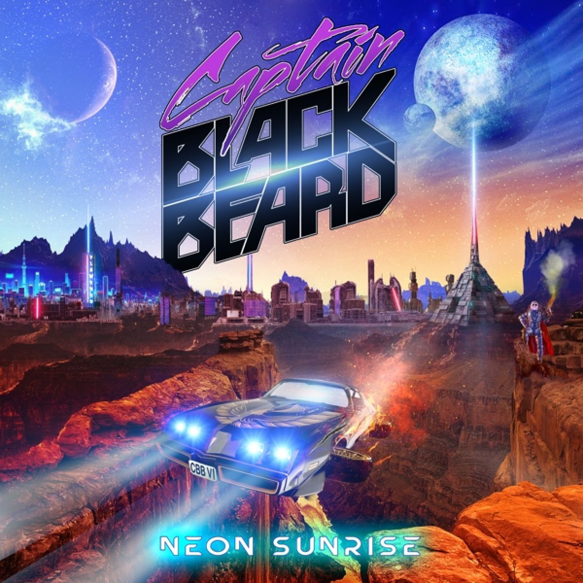 Afbeelding van Captain Black Beard - Neon Sunrise