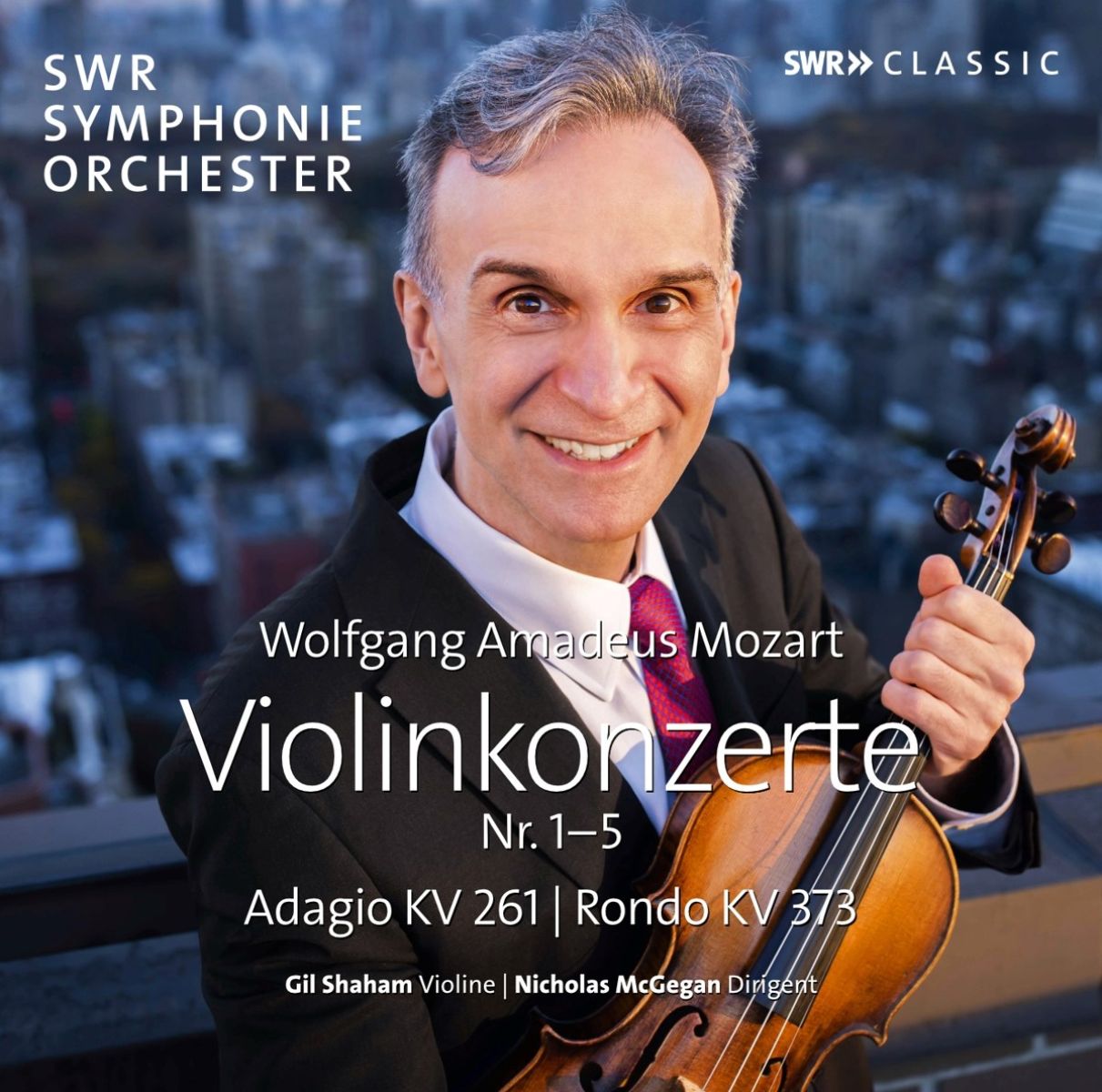 Afbeelding van Gil Shaham & SWR Symphonieorchester - Mozart: Violinkonzerte Nr. 1-5 | Adagio KV 261 | Rondo KV 373