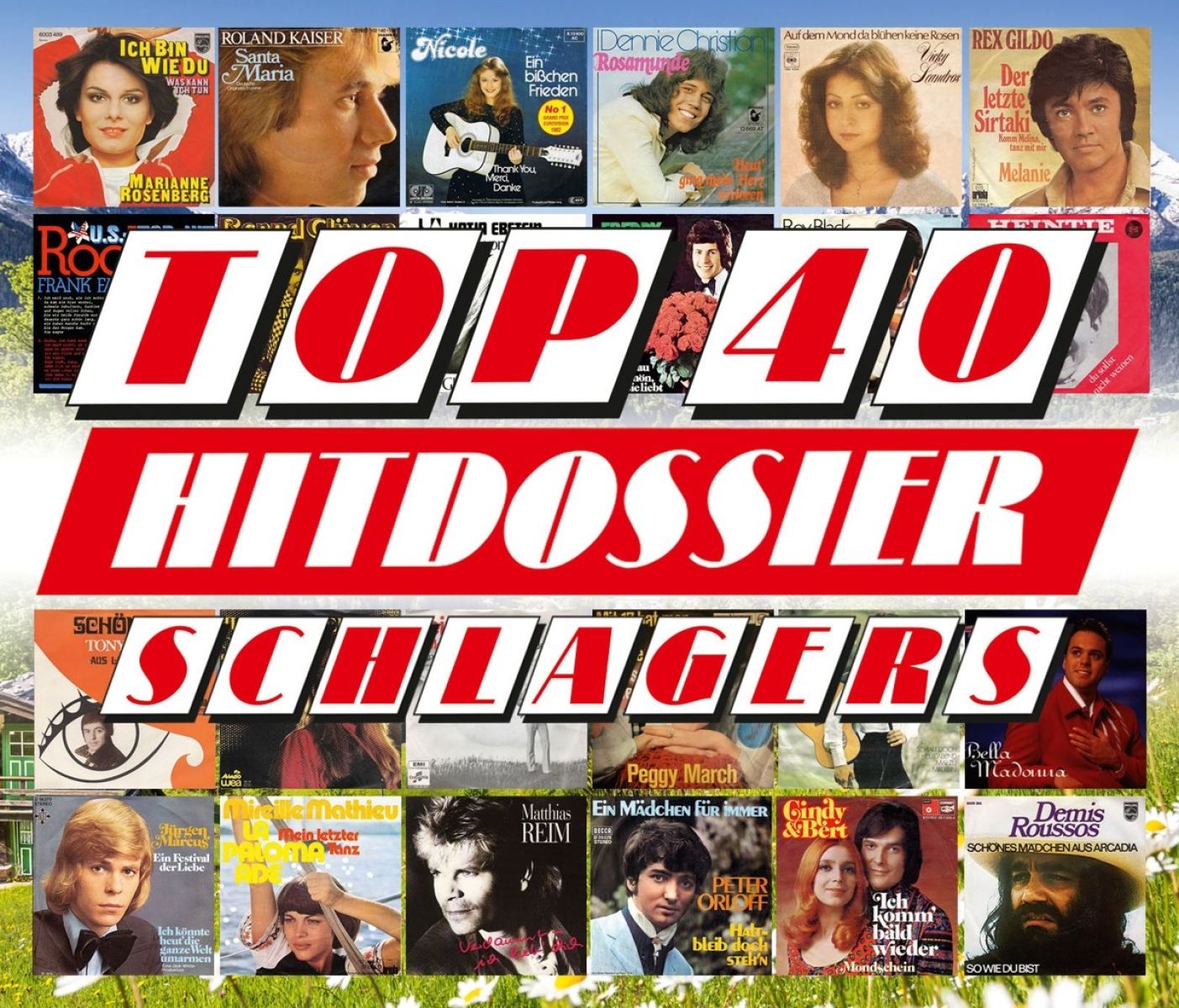 Various Artists - Top 40 Hitdossier Schlagers