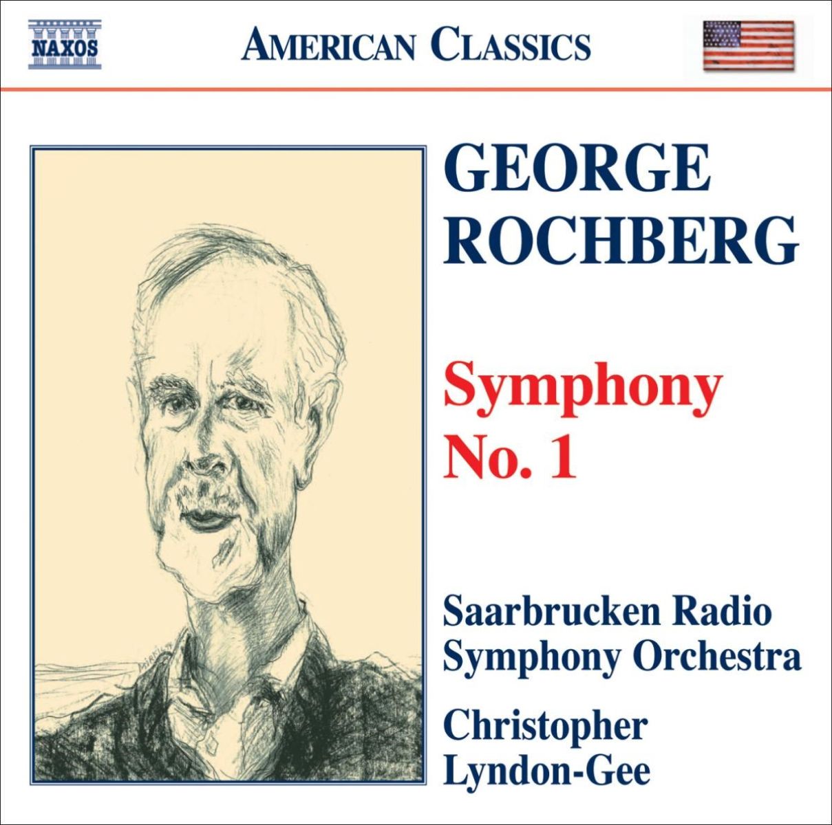 Afbeelding van Saarbrücken Radio Symphony Orchestra, Christopher Lyndon-Gee - Rochberg: Symphony No.1