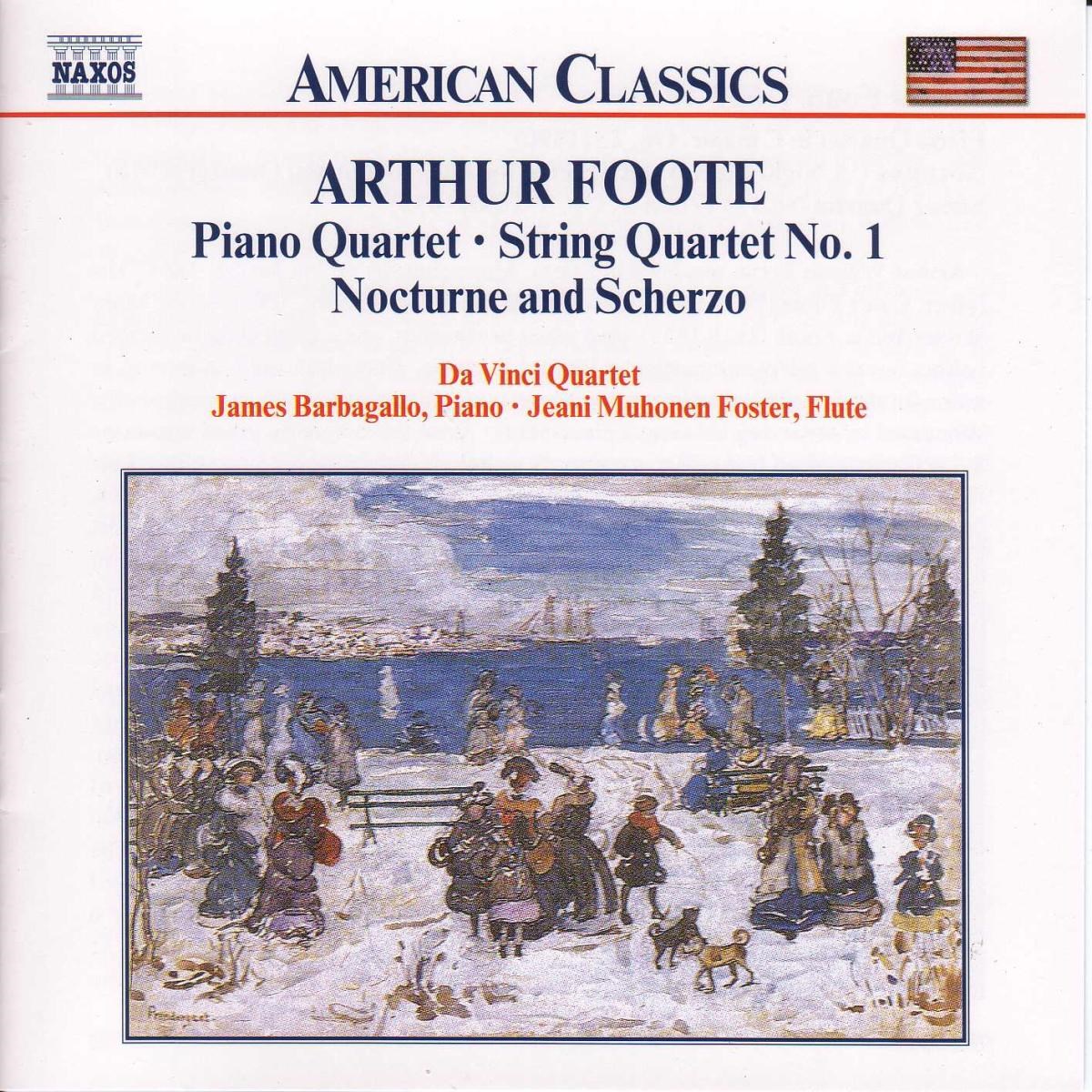 Afbeelding van DaVinci Quartet, James Barbagallo - Foote: Chamber Music Vol. 2: Piano Quartet | String Quartet No. 1 | Nocturne And Scherzo