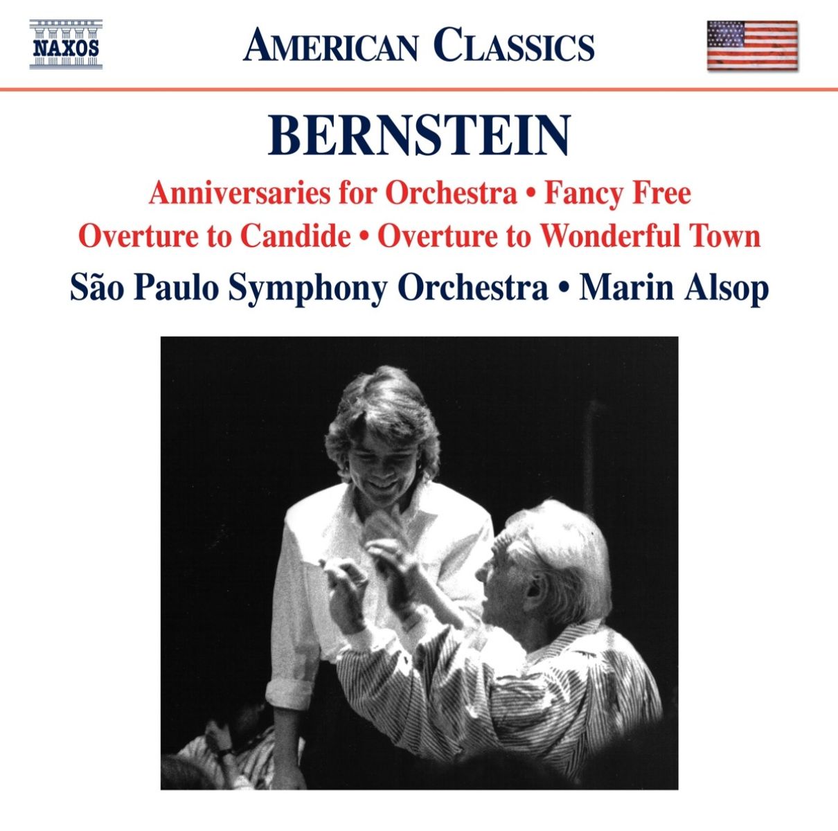 Afbeelding van São Paulo Symphony Orchestra, Marin Alsop - Bernstein: Anniversaries For Orchestra . Fancy Free . Overtur