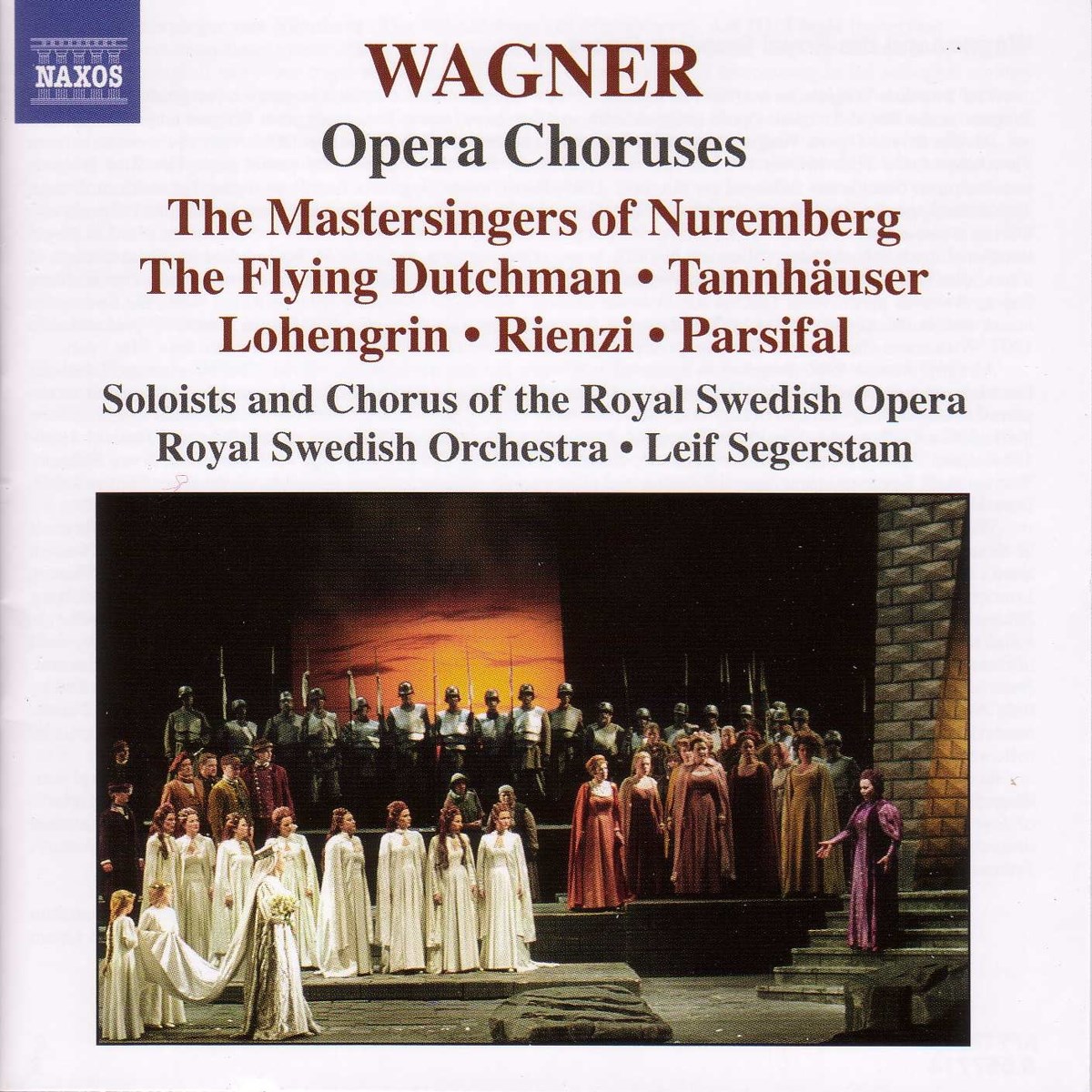 Afbeelding van Soloists And Chorus Of The Swedish Opera, Royal Swedish Orchestra, Leif Segerstam - Wagner: Opera Choruses