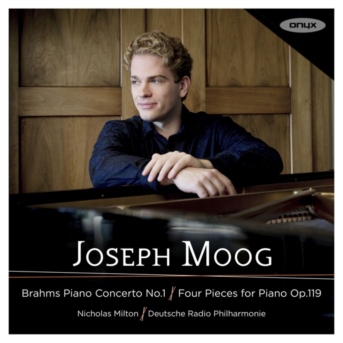 Afbeelding van Joseph Moog, Deutsche Radio Philharmonie Saarbrücken Kaiserslautern, Nicholas Milton - Brahms: Piano Concerto No.1 & Four Pieces for Piano Op. 119