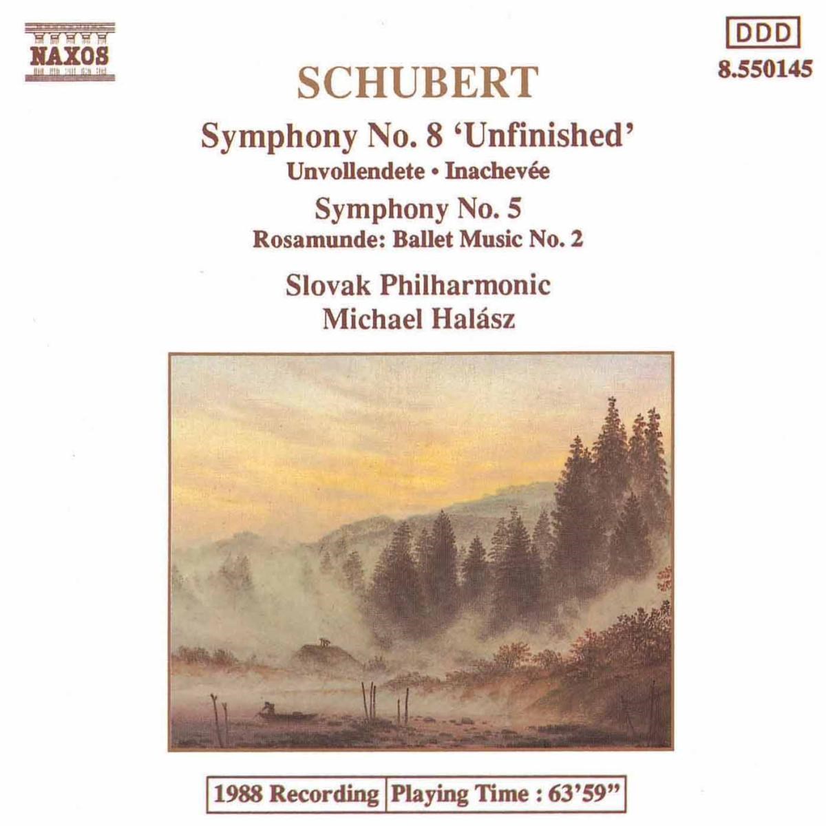 Afbeelding van Slovak Philharmonic Orchestra - Schubert: Symphonies Nos. 5 & 8