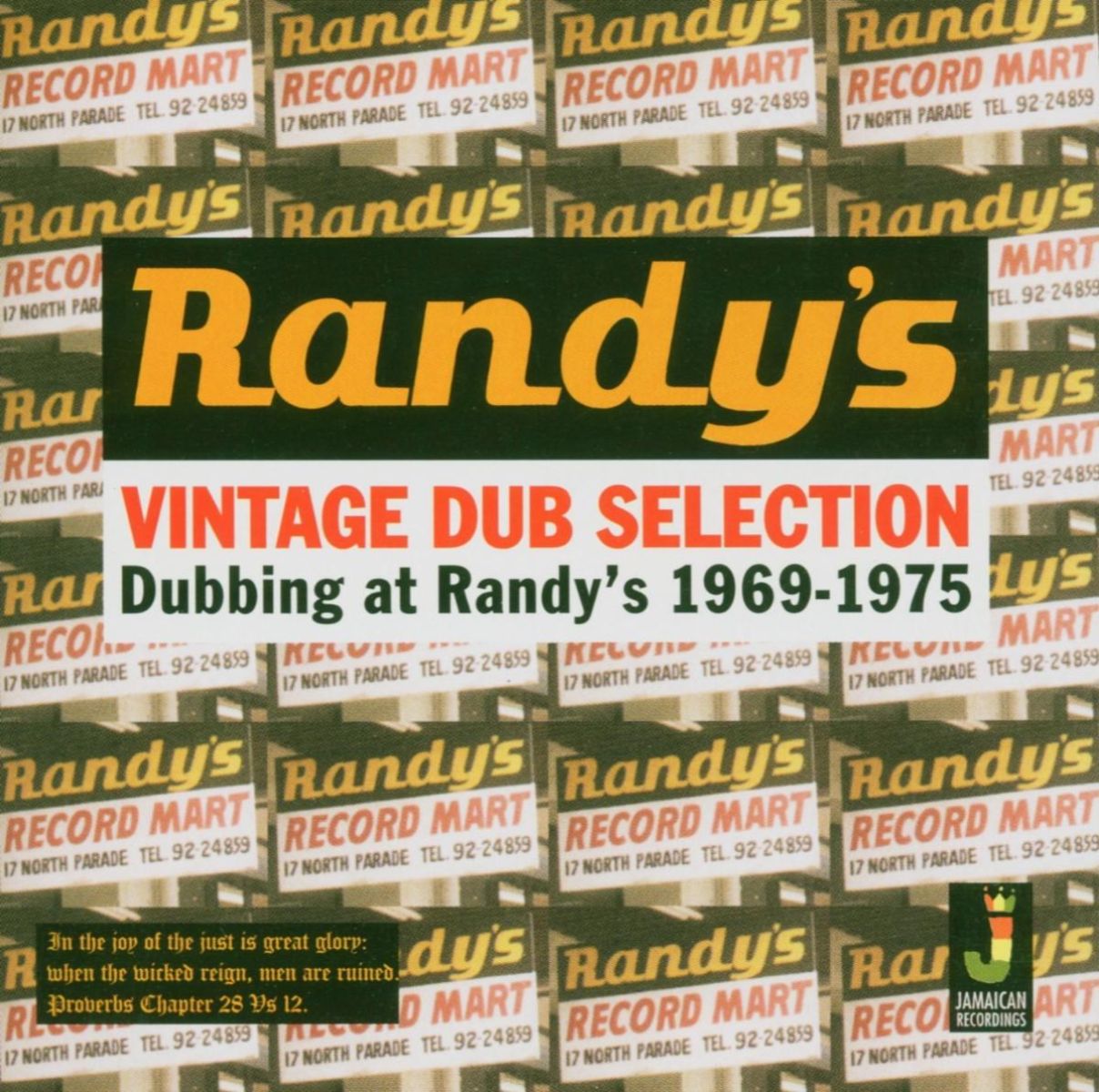Afbeelding van Various Artists - Dubbing At Randys 1969-1975