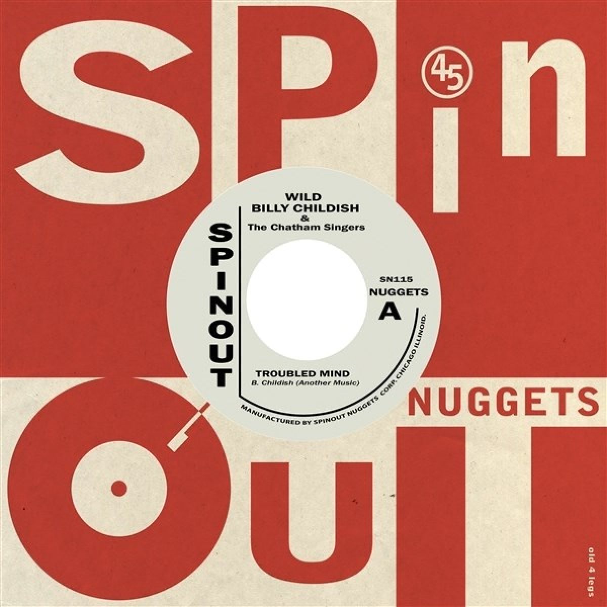Billy Childish & The Chatham Singers - Troubled Mind/Ranscombe Farm Boogie