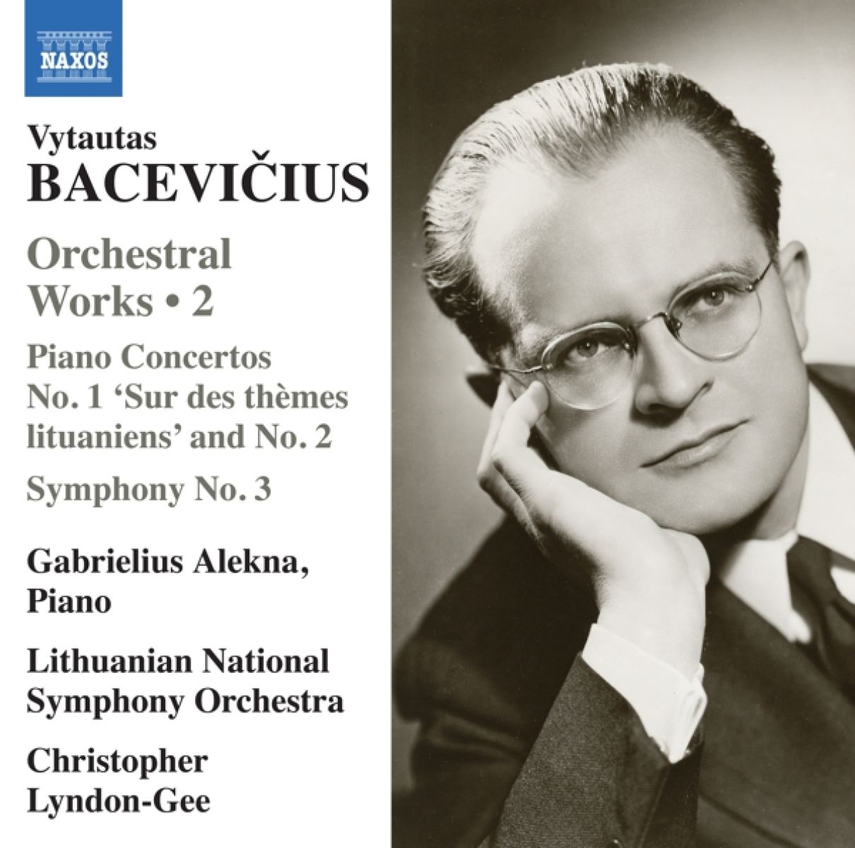 Afbeelding van Gabrielius Alekna, Lithuanian National Symphony Orchestra - Bacevicius: Orchestral Works, Vol. 2