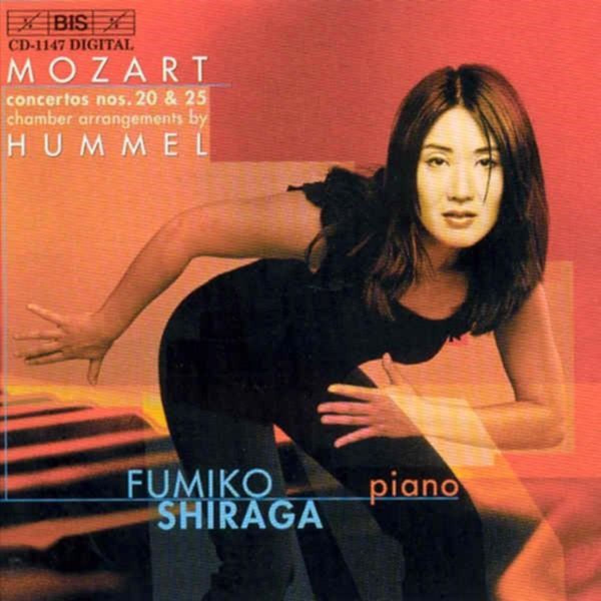 Afbeelding van Fumiko Shiraga - Mozart: Piano Concerto 20 & 25 (Arr. By Hummel)