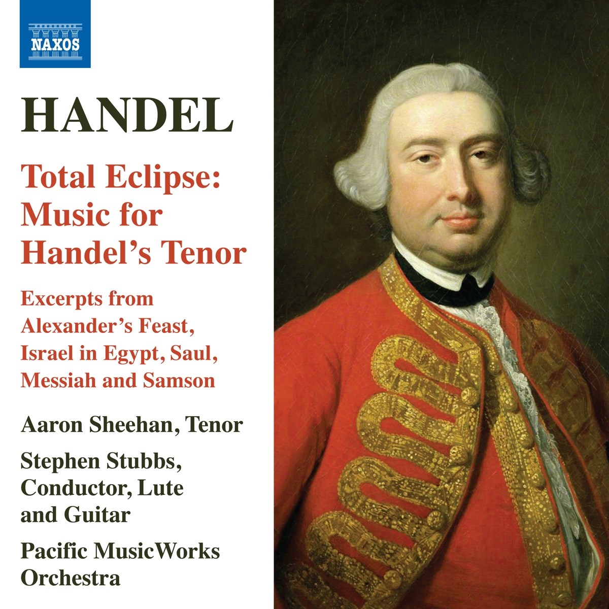 Aaron Sheehan, Stephen Stubbs, Pacific Music Works - Total Eclipse: Music For Handel's Tenor