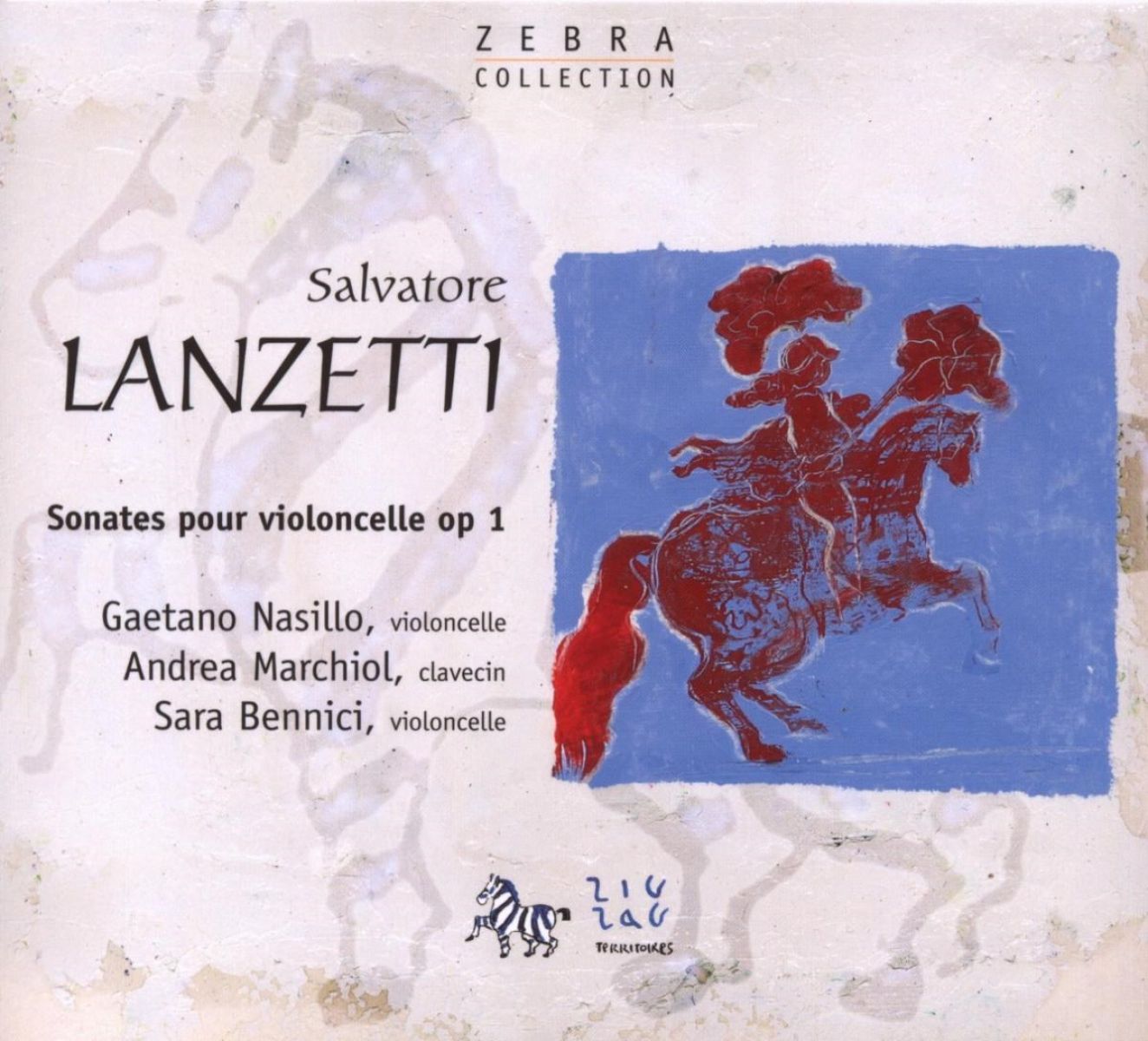 Afbeelding van Gaetano Nasillo, Andrea Marchiol, Sara Bennici - Lanzetti: Sonate A Violoncello