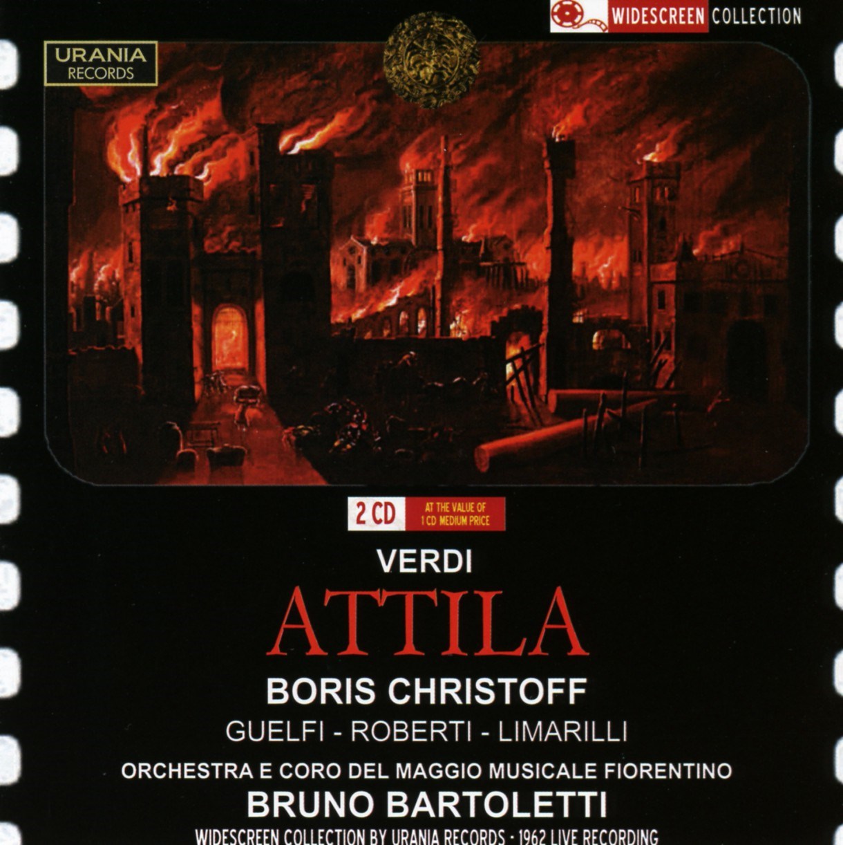 Afbeelding van Orchestra Del Maggio Musicale Fiorentino E Coro Del Maggio Musicale Fiorentino, Bruno Bartoletti - Attila