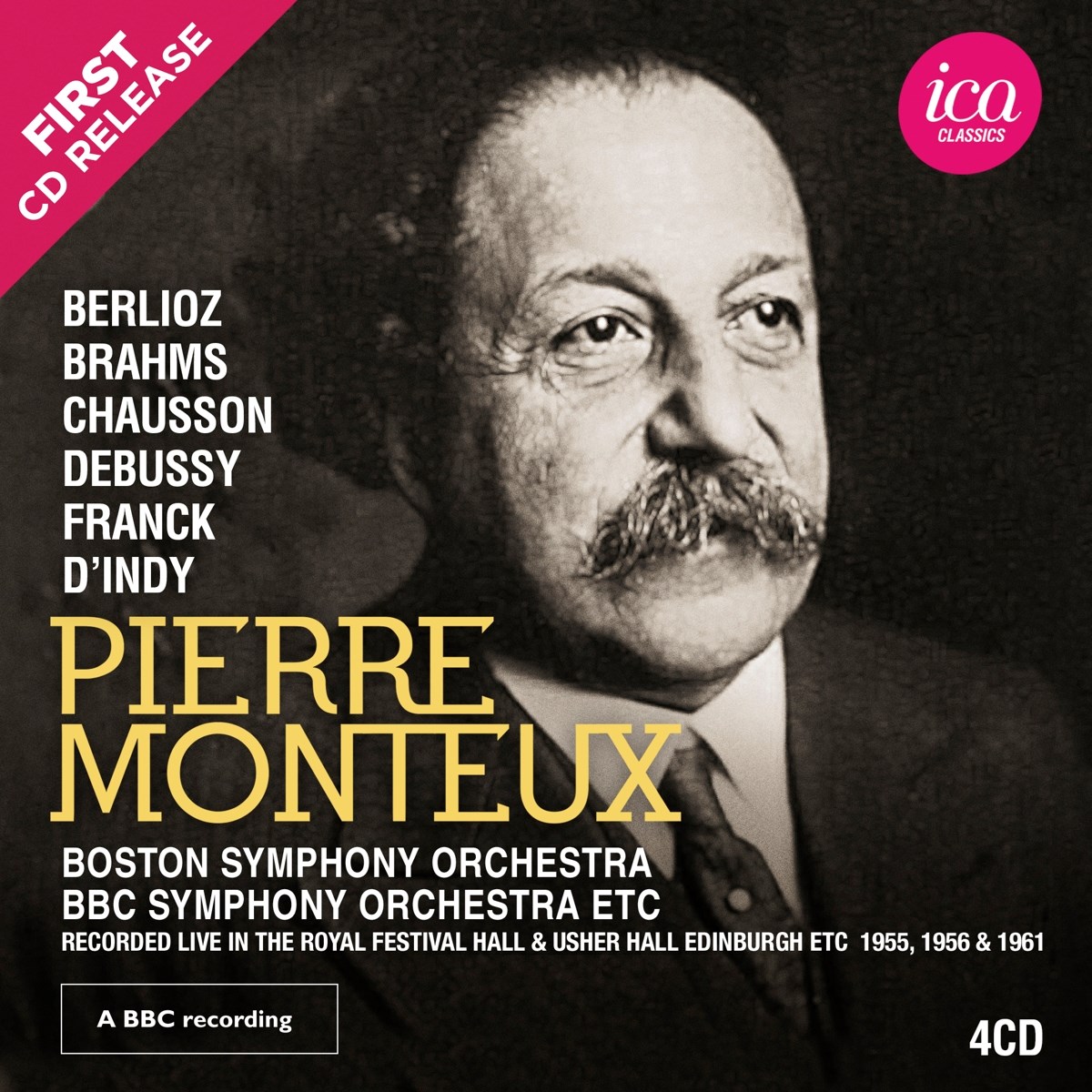 Afbeelding van BBC Symphony Orchestra, Pierre Monteux - Berlioz, Brahms, Chausson, Debussy, Franck, D'Indy: Works For Orchestra