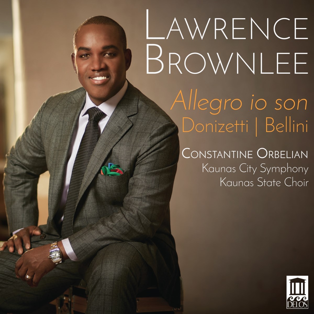 Afbeelding van Lawrence Brownlee, Kaunas City Symphony Orchestra - Donizetti & Bellini: Allegro Io Son