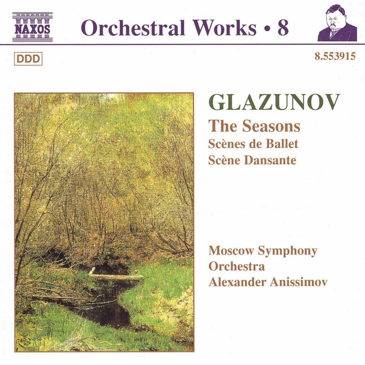 Afbeelding van Moscow Symphony Orchestra - Glazunov: The Seasons | Dansante