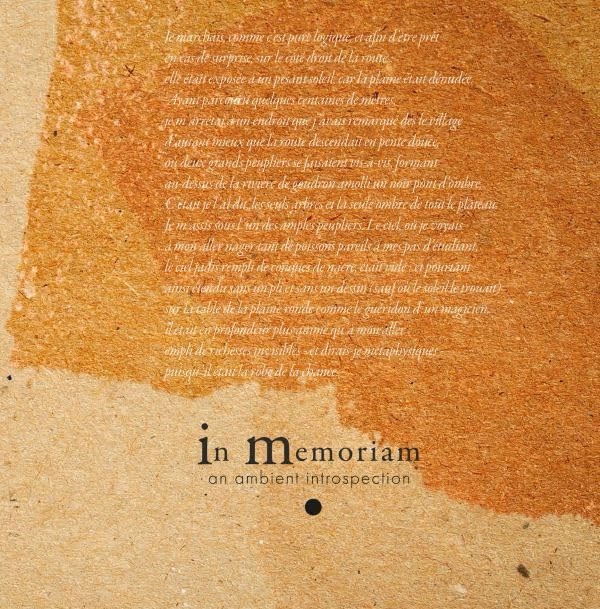 Afbeelding van Various Artists - In Memoriam / An Ambient Introspection Compilation
