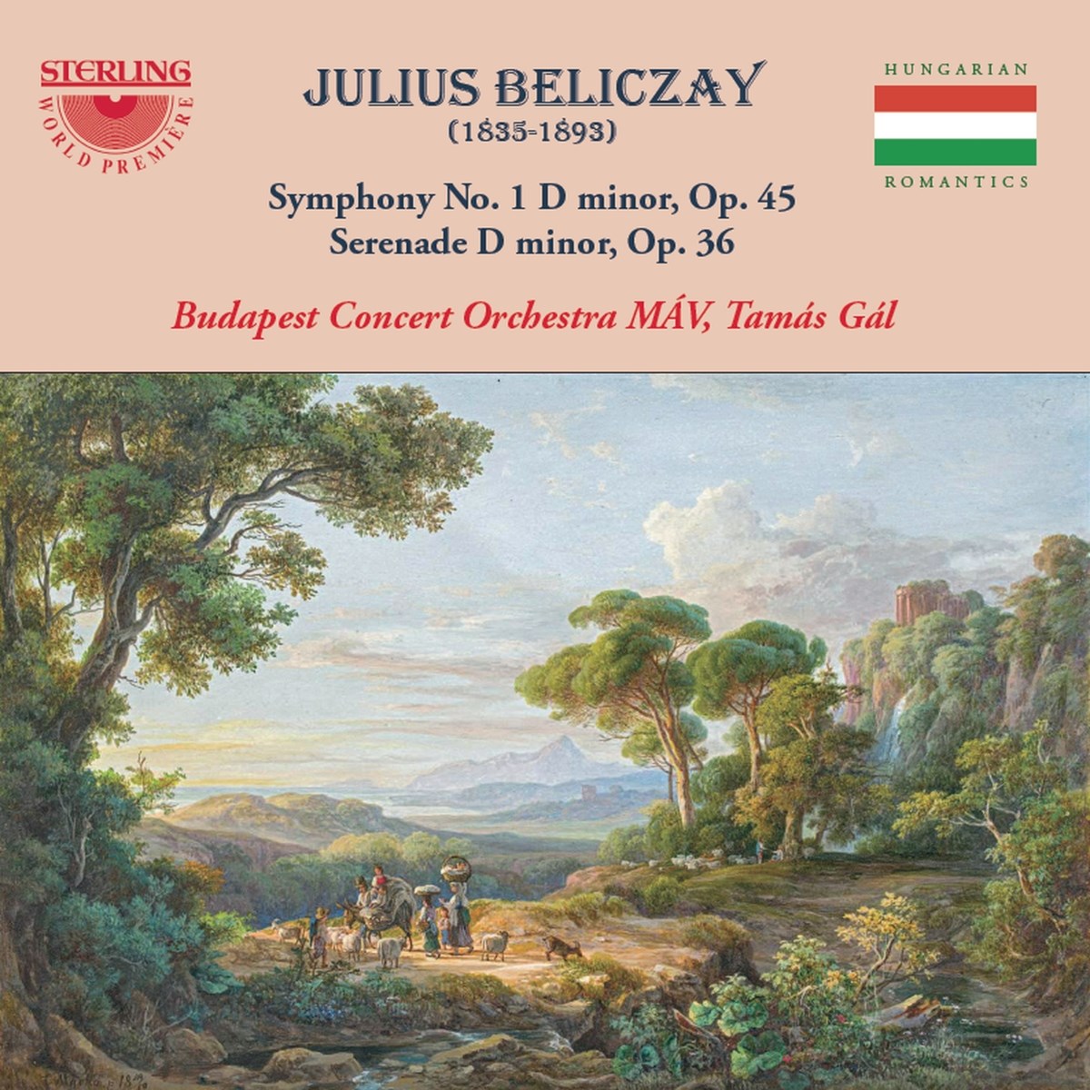 Budapest Concert Orchestra MÁV, Tamás Gál - Gyula: Symphony No.1 D Minor Op.45: Serenade D Minor Op.36