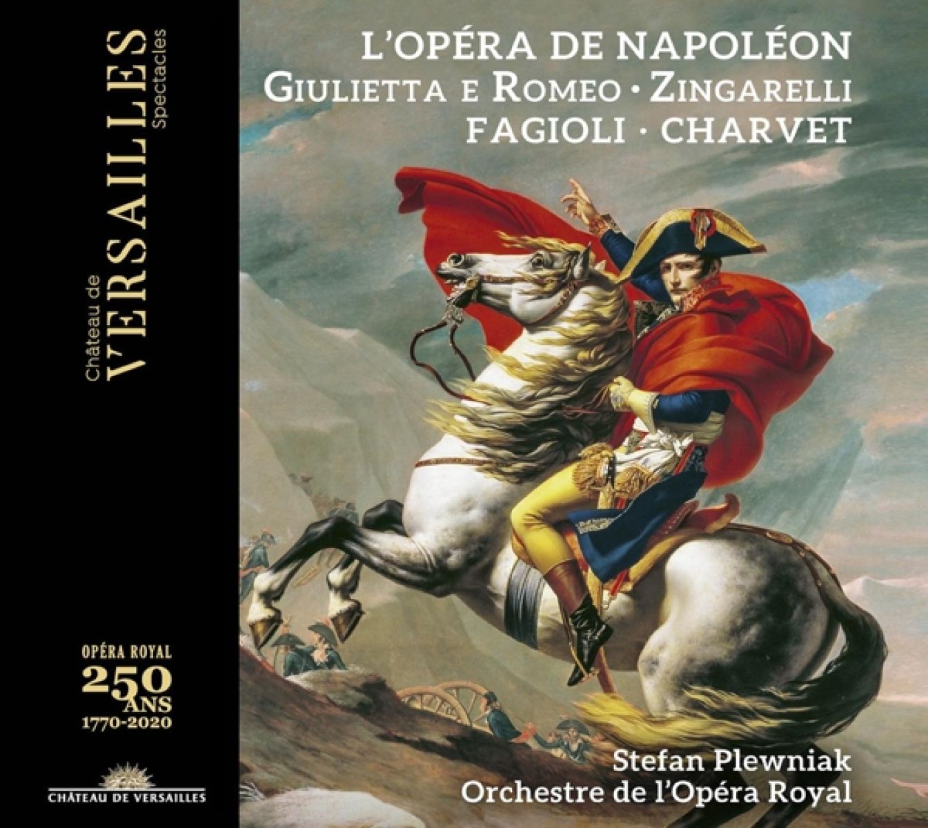 Afbeelding van Franco Fagioli, Adèle Charvet, Stefan Plewniak, Orchestre De L'Opéra Royal - Zingarelli: L'Opéra de Napoleon | Zingarelli: Giulietta E Romeo