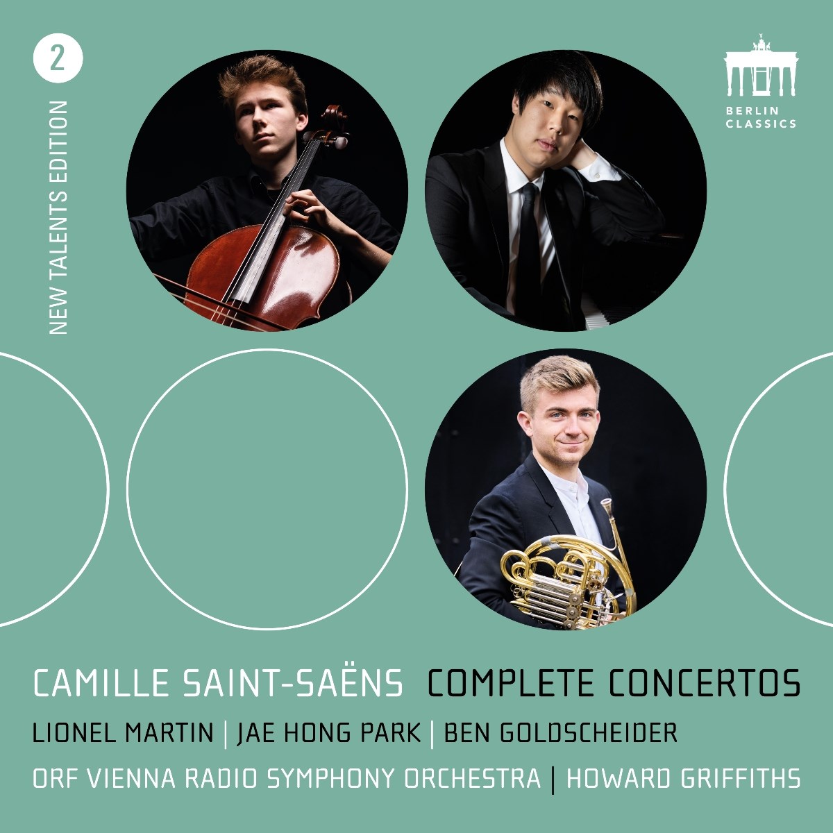 Afbeelding van Jae Hong Park, Lionel Martin, Ben Goldscheider, Orf Vienna Radio Symphony Orchestra & Howard Griffiths - Saint-Saëns:Complete Concertos 2