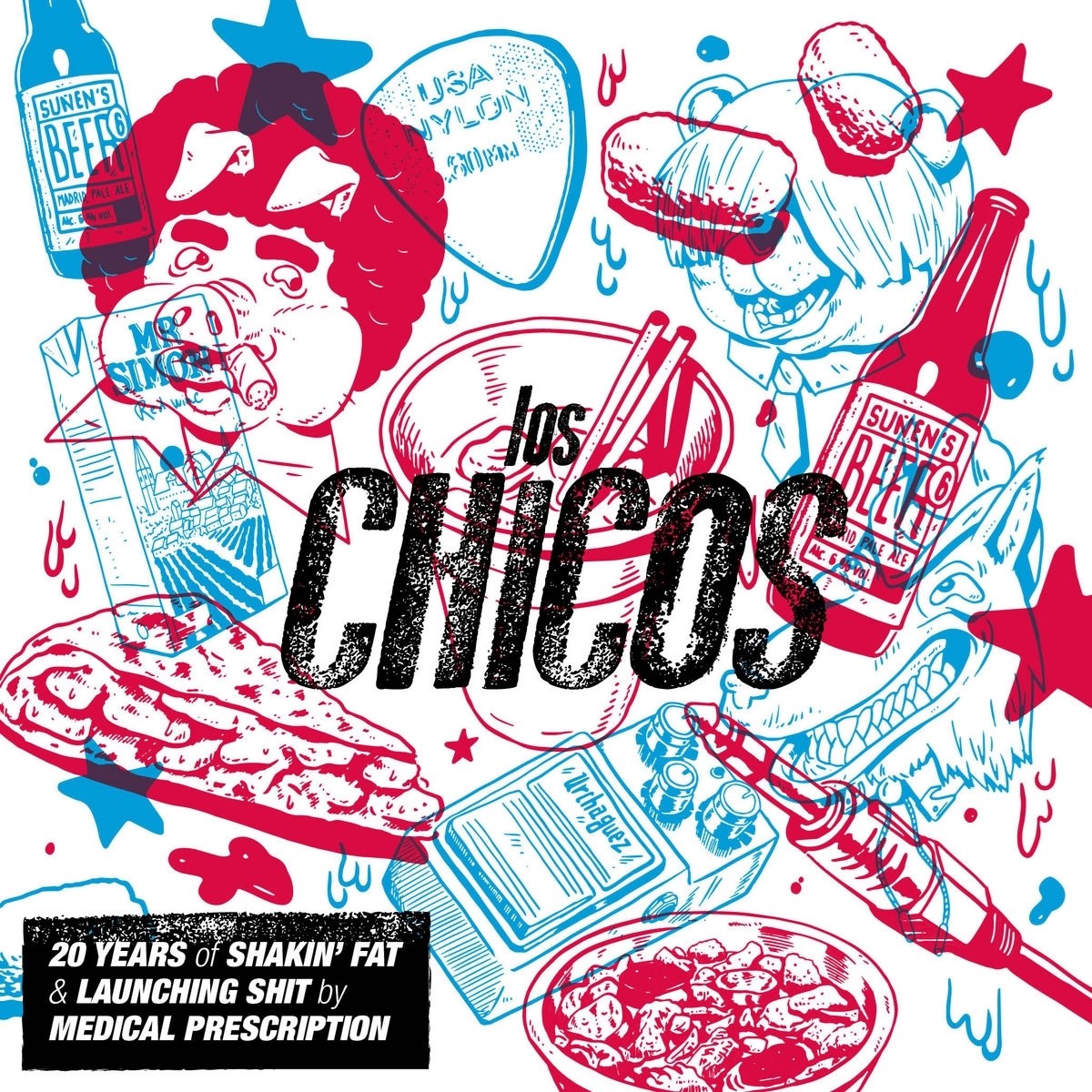 Afbeelding van Los Chicos - 20 Years Of Shakin' Fat & Launching Shit By Medical Prescription