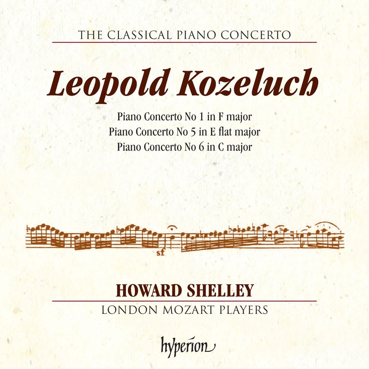 Afbeelding van Howard Shelley, London Mozart Players - Piano Concertos Nos 1 5 & 6