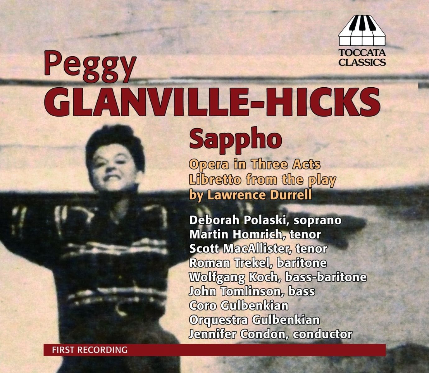 Afbeelding van Deborah Polaski, Martin Homrich, Chorus Of The Gulbenkian Foundation, Gulbenkian Orchestra, Jennifer Condon - Peggy Glanville-Hicks: Sappho