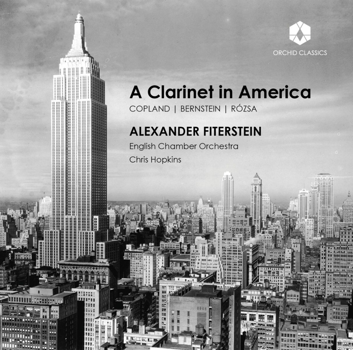Afbeelding van Alexander Fiterstein, English Chamber Orchestra, Chris Hopkins - A Clarinet in America