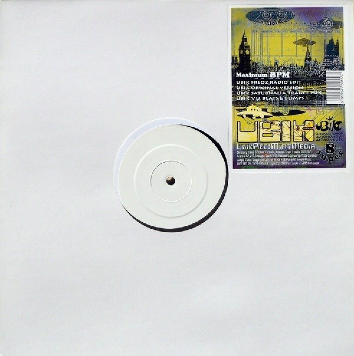 Afbeelding van Ubik Feat. Sterling Roswell - Ubik Freqz