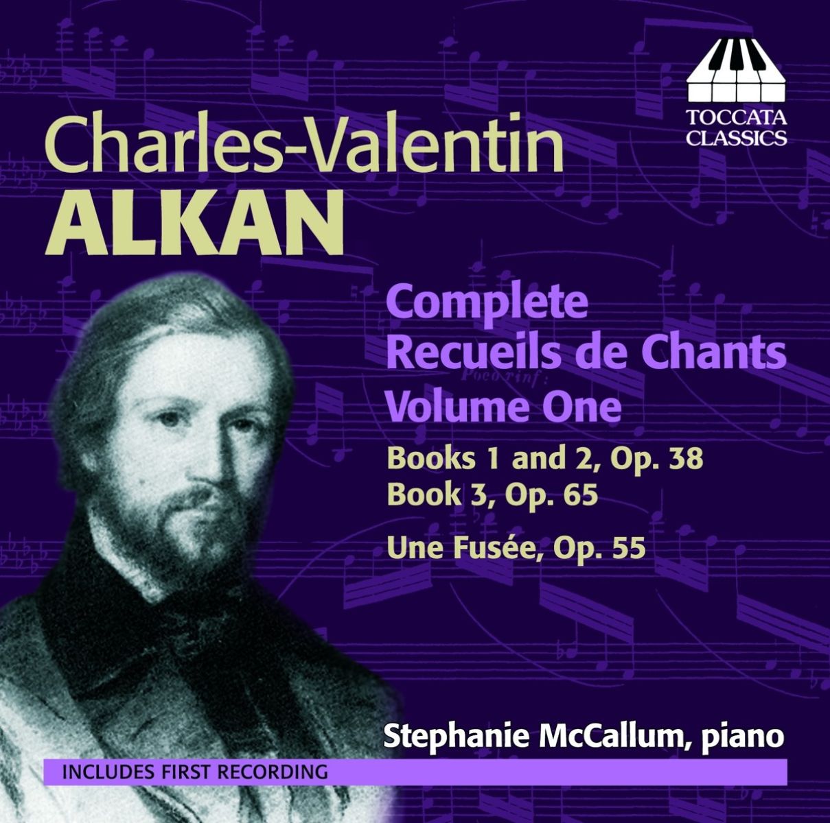 Afbeelding van Stephanie McCallum - Charles-Valentin Alkan : Complete Recueils De Chants Volume One: Books 1 And 2, Op. 38; Book 3, Op. 65; Une Fusée, Op. 55