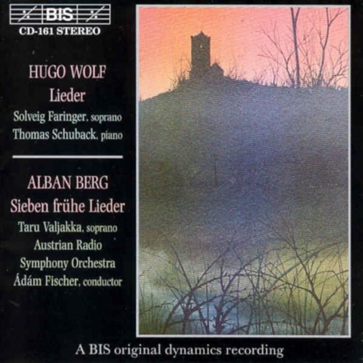 Afbeelding van Solveig Faringer, Thomas Schuback, Austrian Radio Symphony Orchestra, Adám Fisher - Berg: Sieben Frühe Lieder/Wolf: Lieder