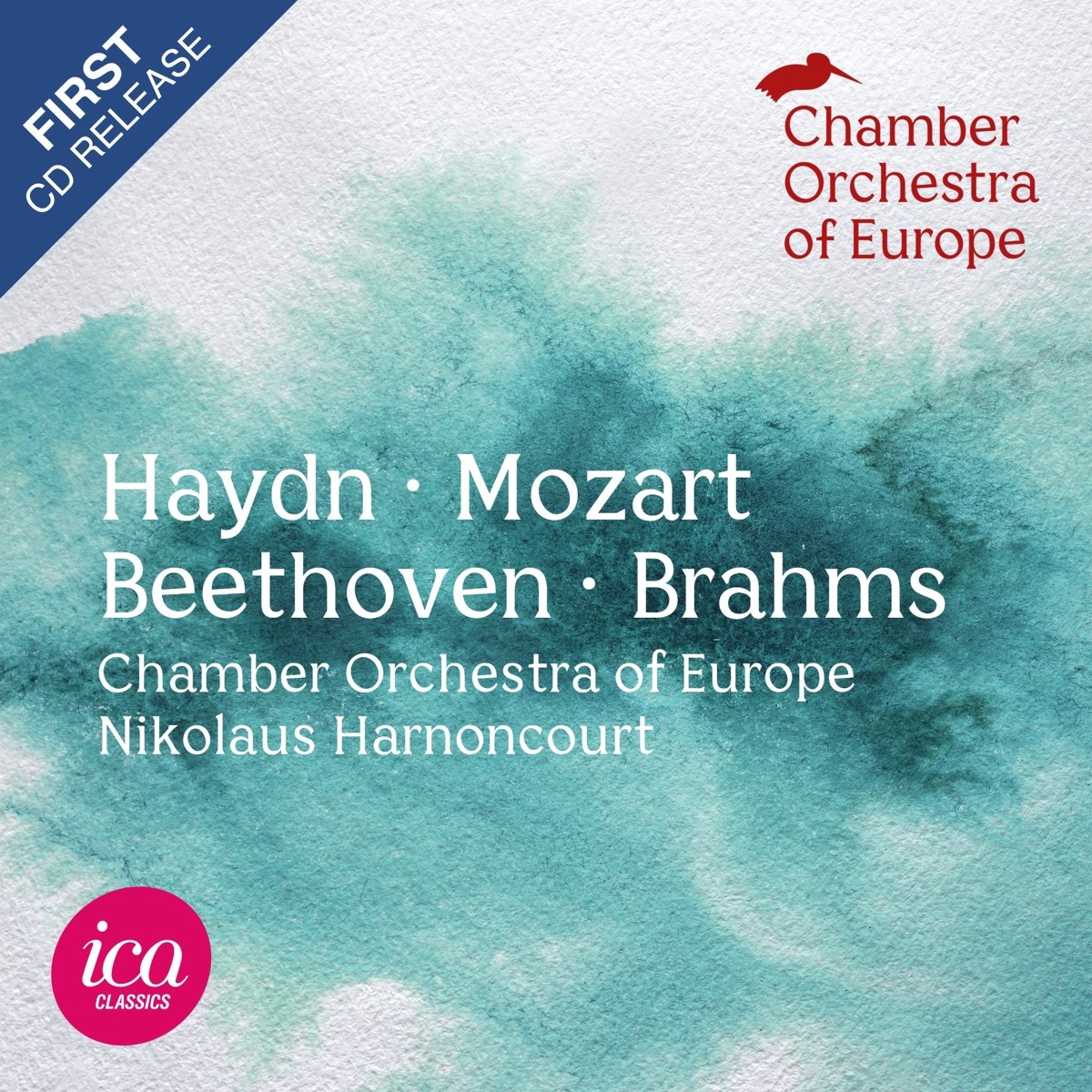 Afbeelding van The Chamber Orchestra Of Europe, Nikolaus Harnoncourt - Haydn, Mozart, Beethoven, Brahms: Symphonies